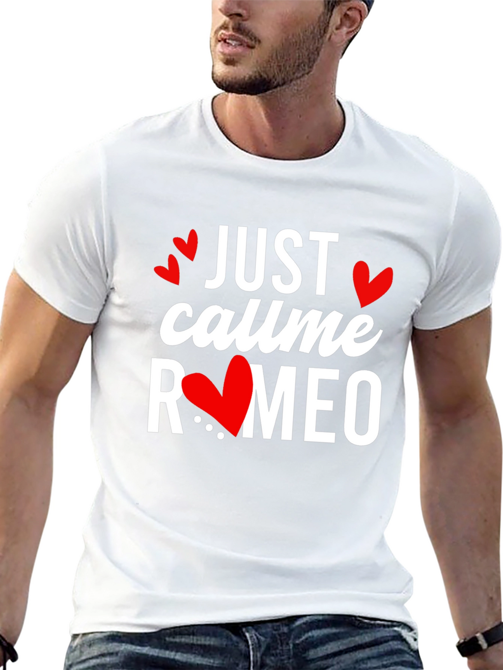Just Call Me Romeo Valentines Day T-Shirt