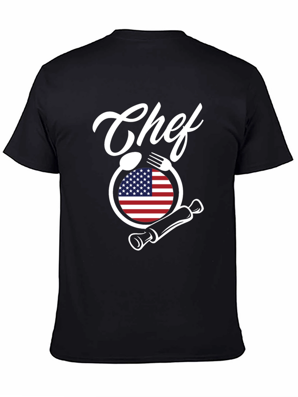 Chef American Flag T-Shirt - Culinary Pride