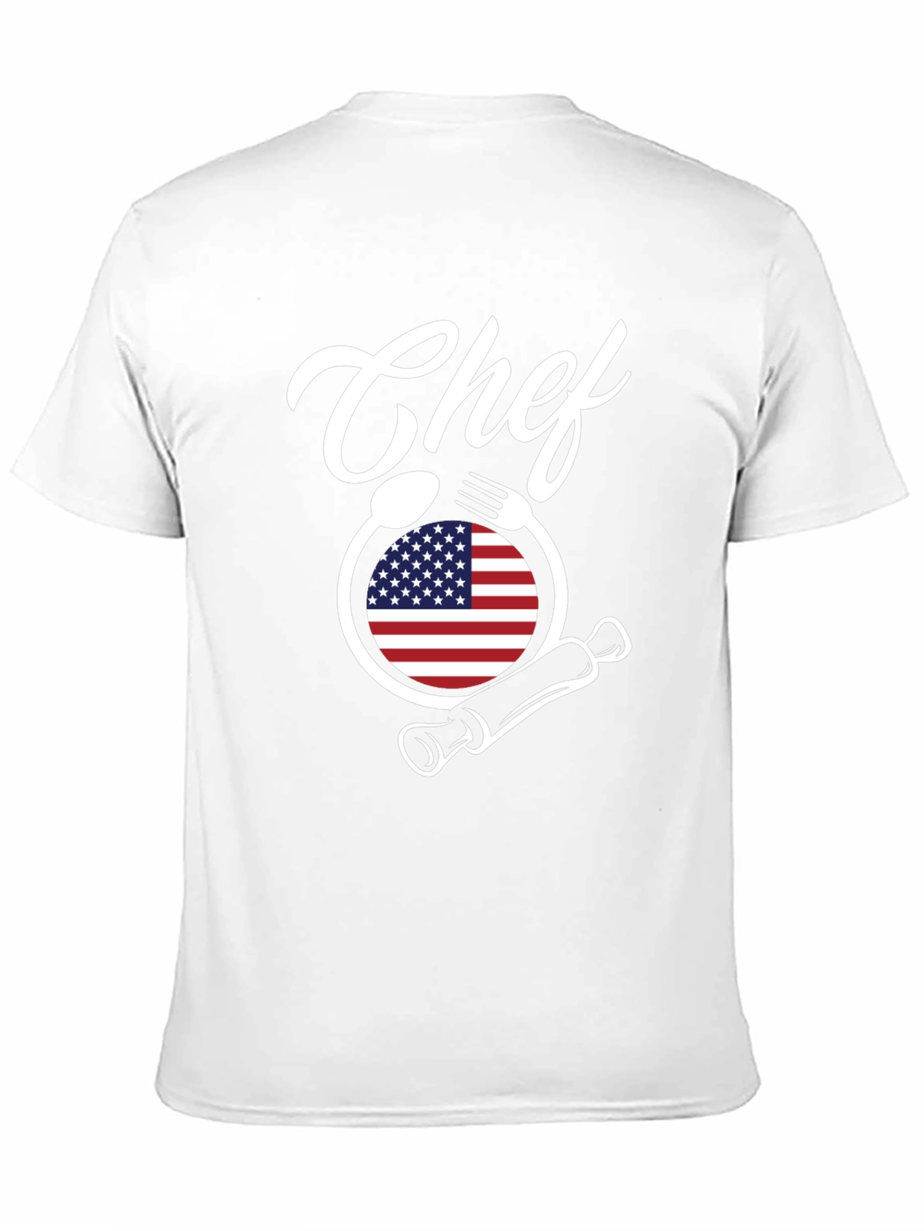 Chef American Flag T-Shirt - Culinary Pride