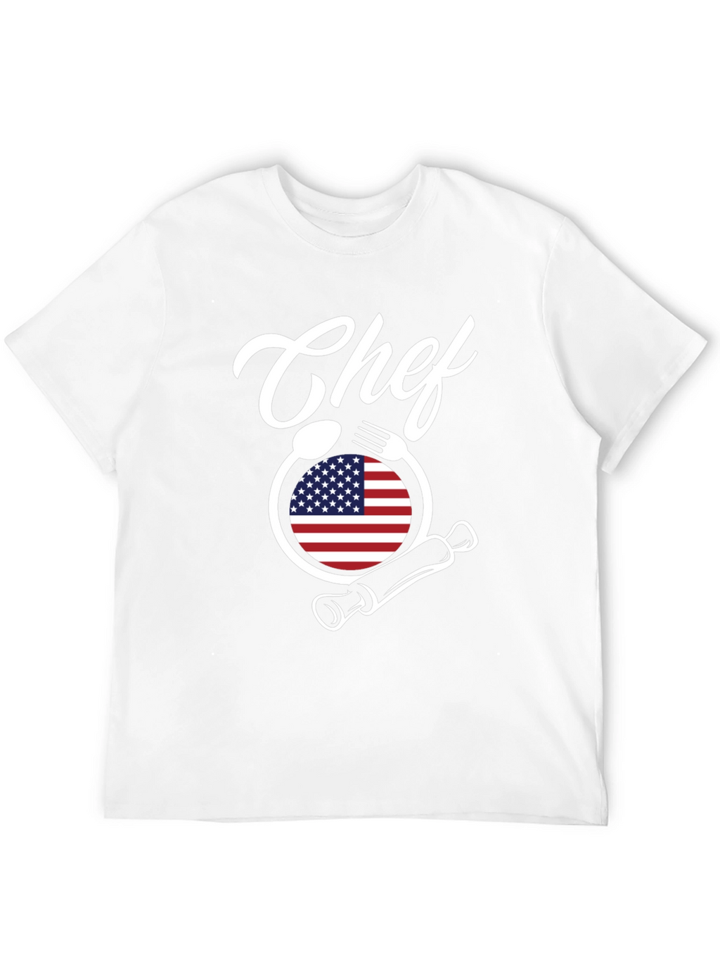 Chef American Flag T-Shirt - Culinary Pride