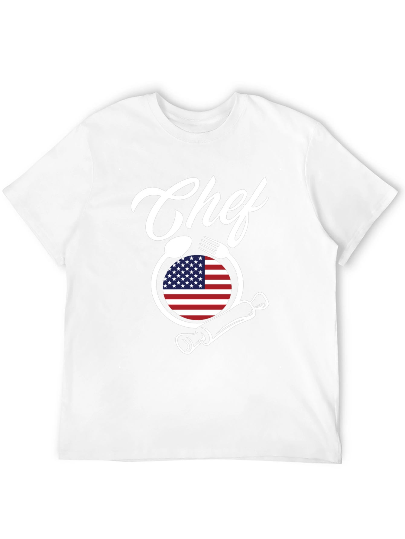 Chef American Flag T-Shirt - Culinary Pride