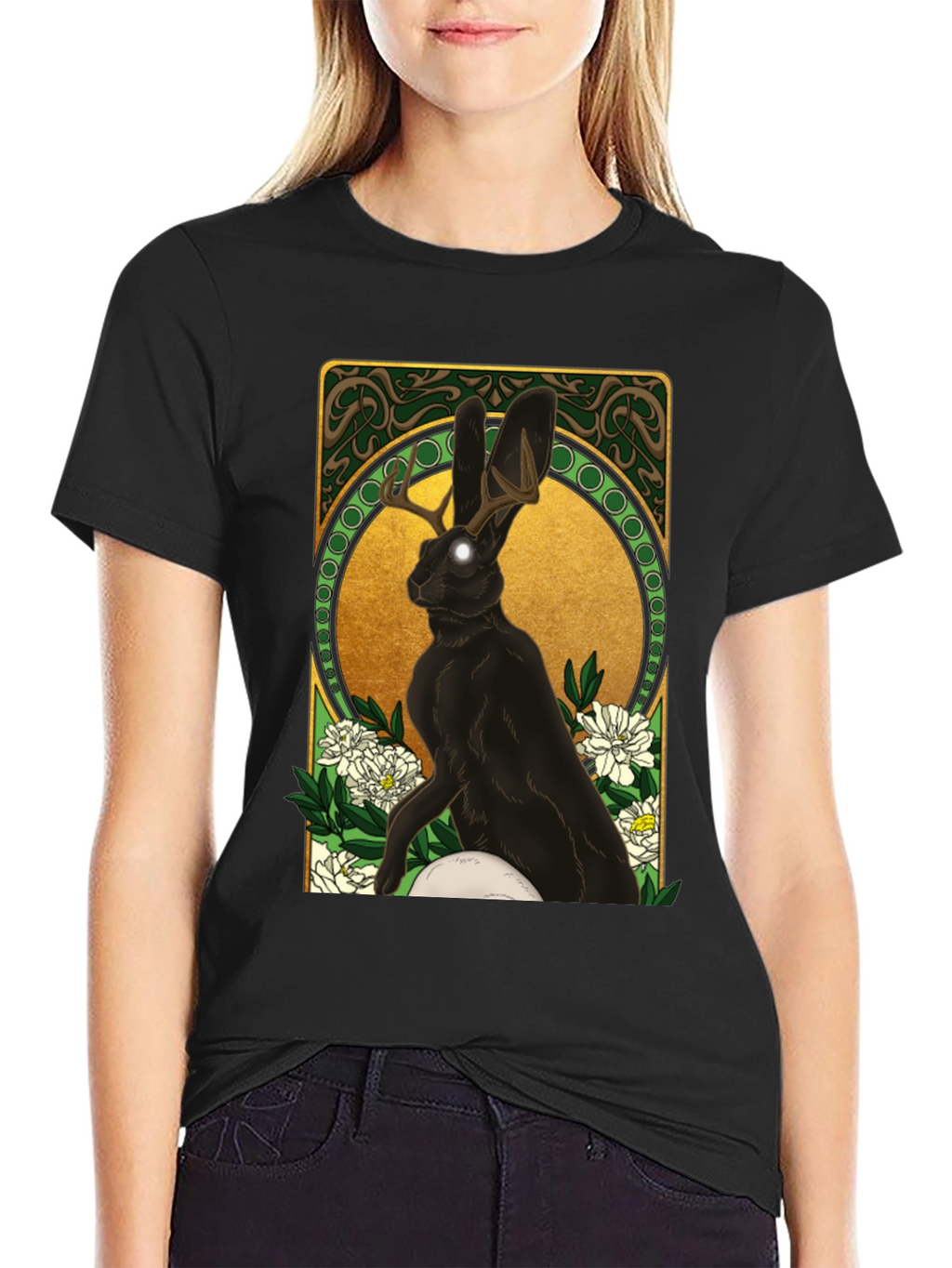 Mystic Jackalope Graphic T-Shirt