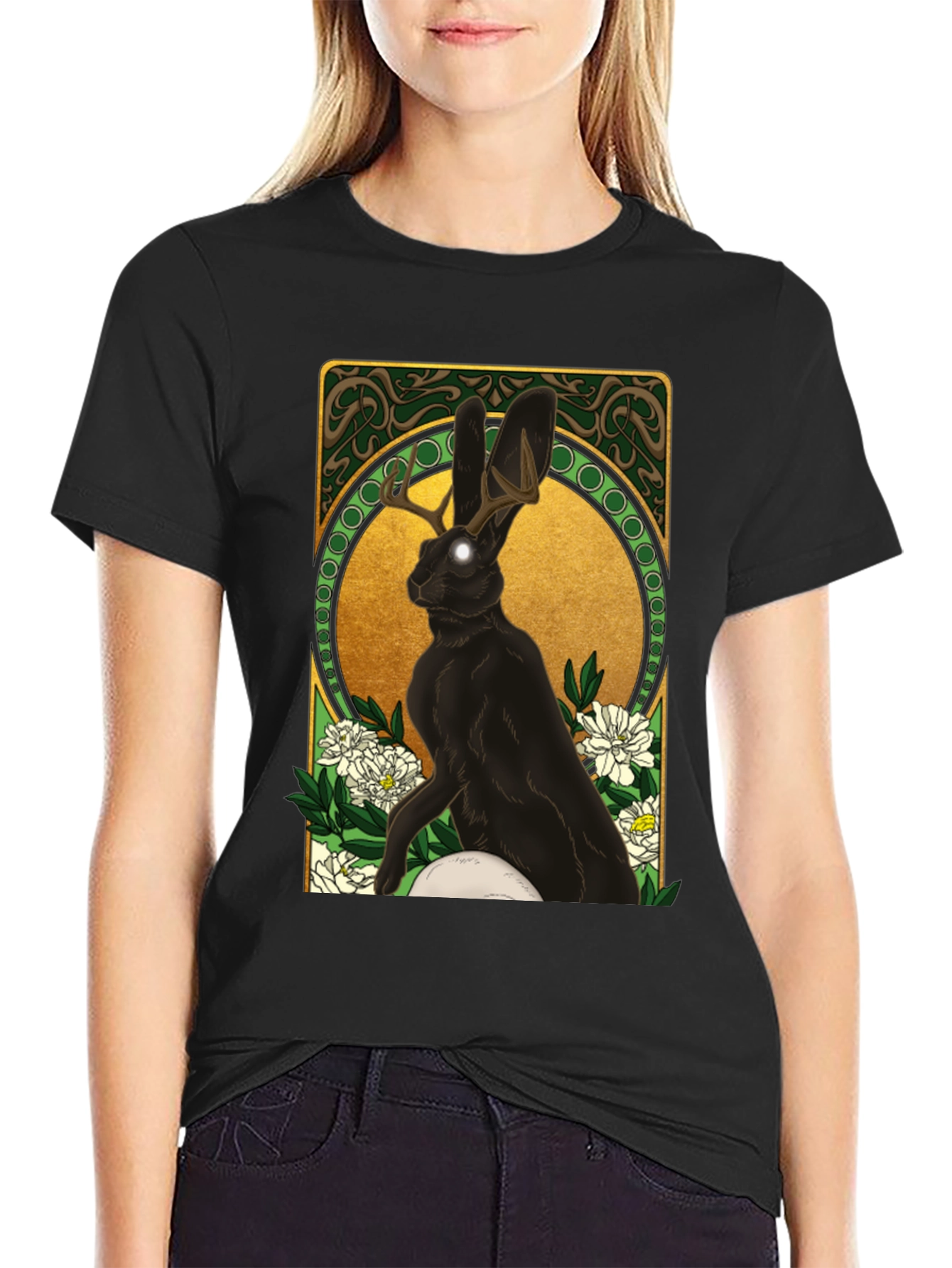 Mystic Jackalope Graphic T-Shirt