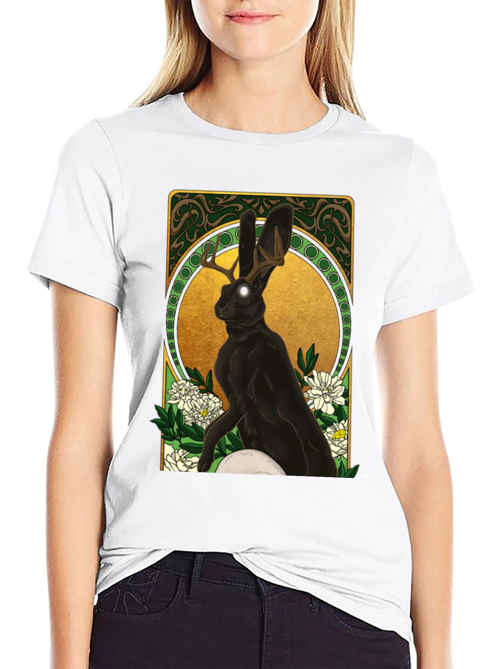 Mystic Jackalope Graphic T-Shirt