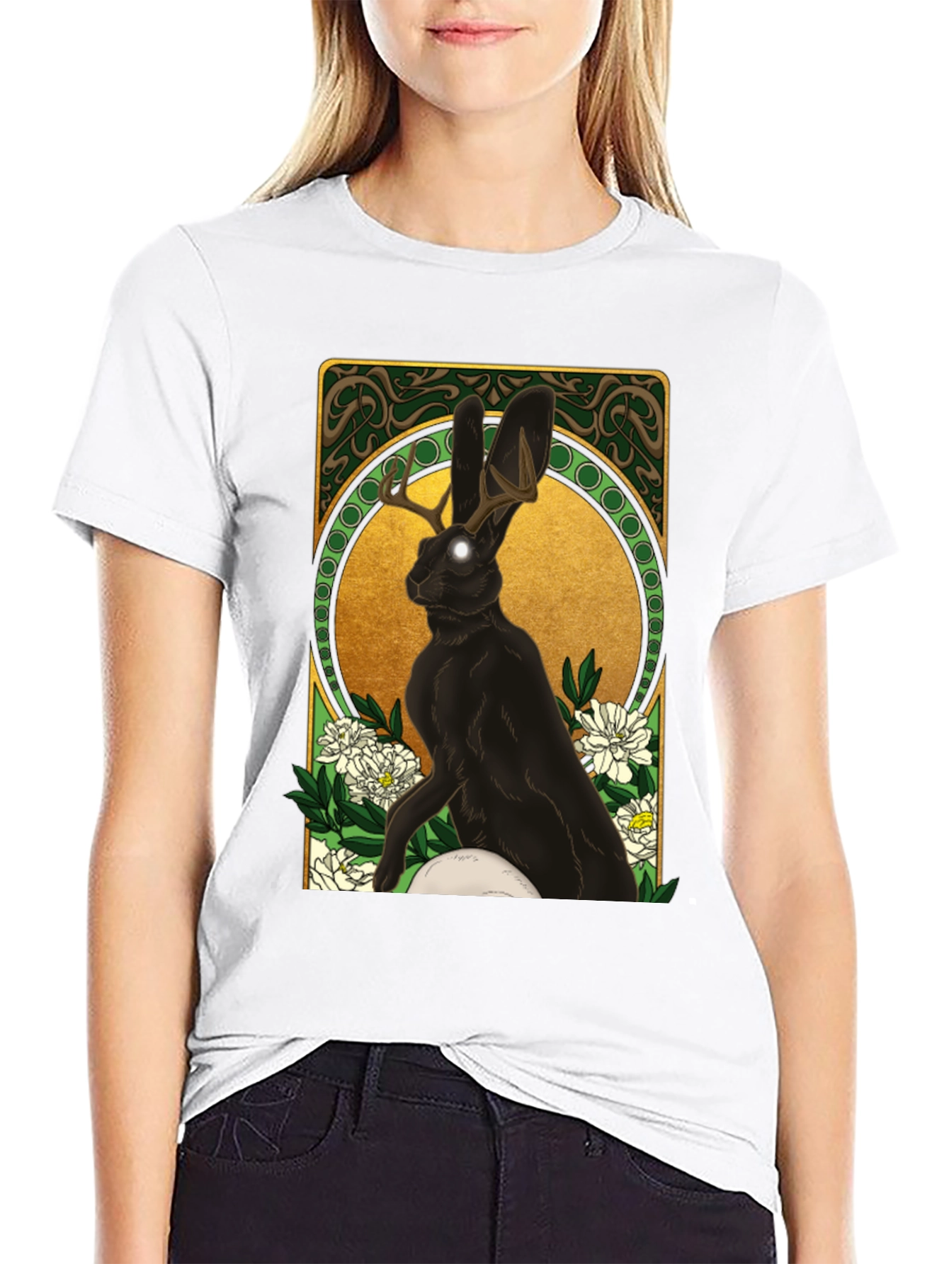 Mystic Jackalope Graphic T-Shirt