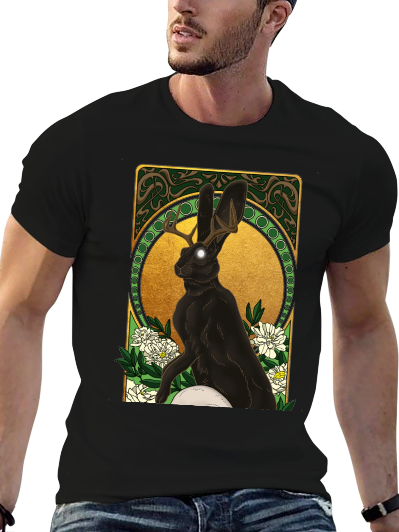 Mystic Jackalope Graphic T-Shirt