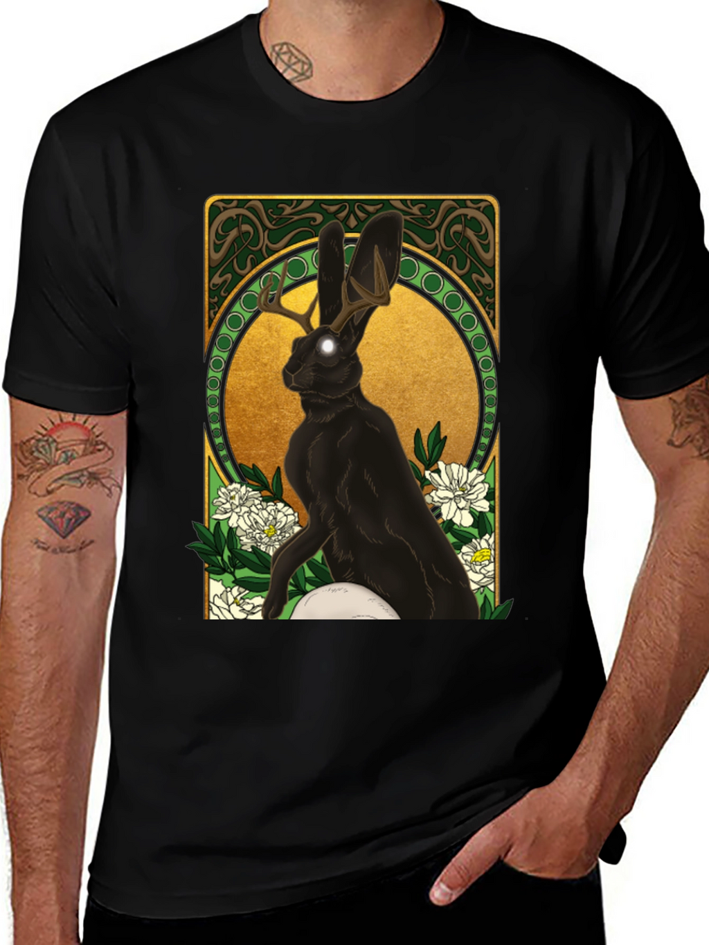 Mystic Jackalope Graphic T-Shirt