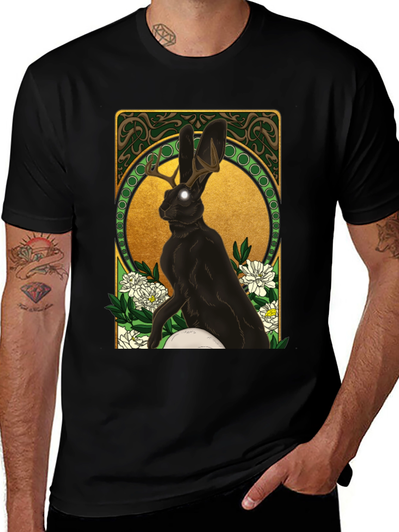 Mystic Jackalope Graphic T-Shirt