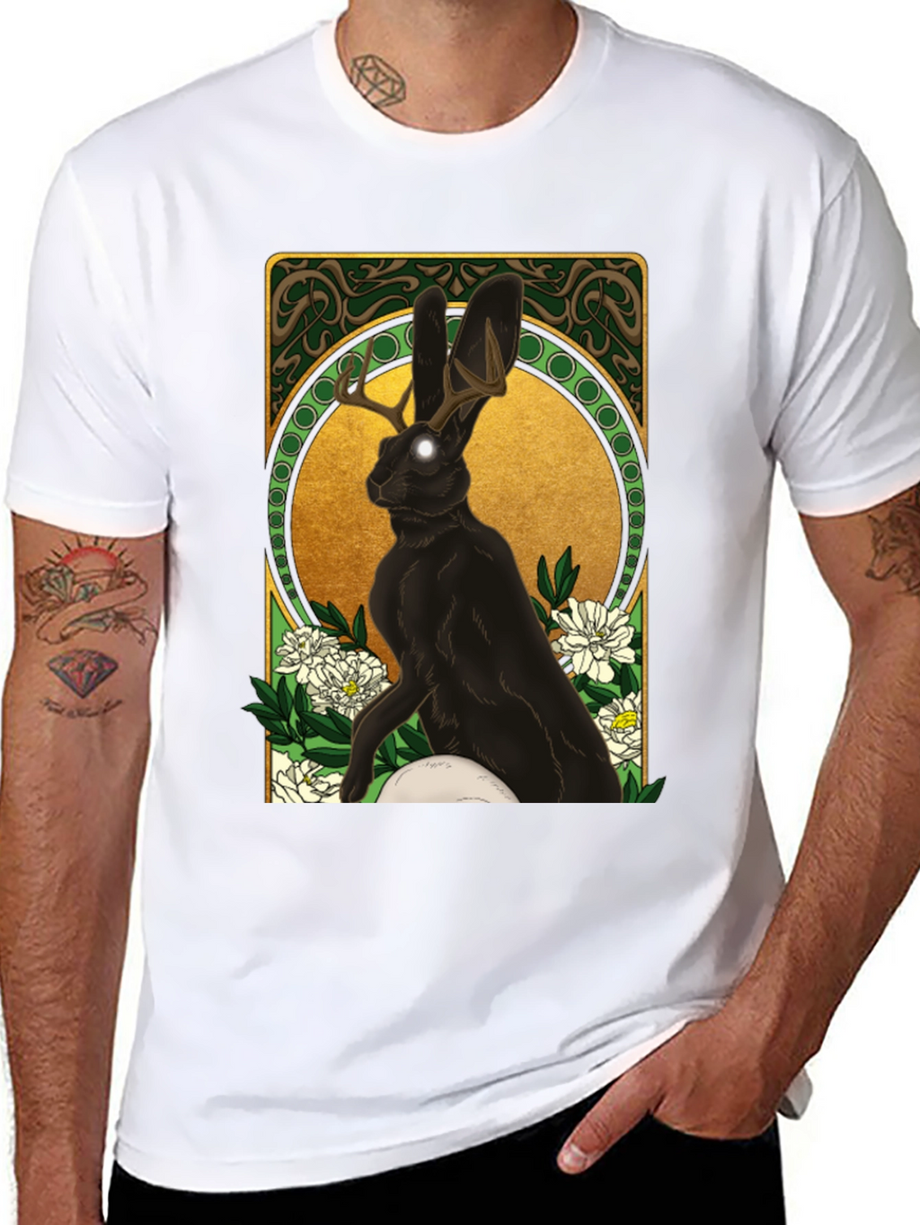 Mystic Jackalope Graphic T-Shirt