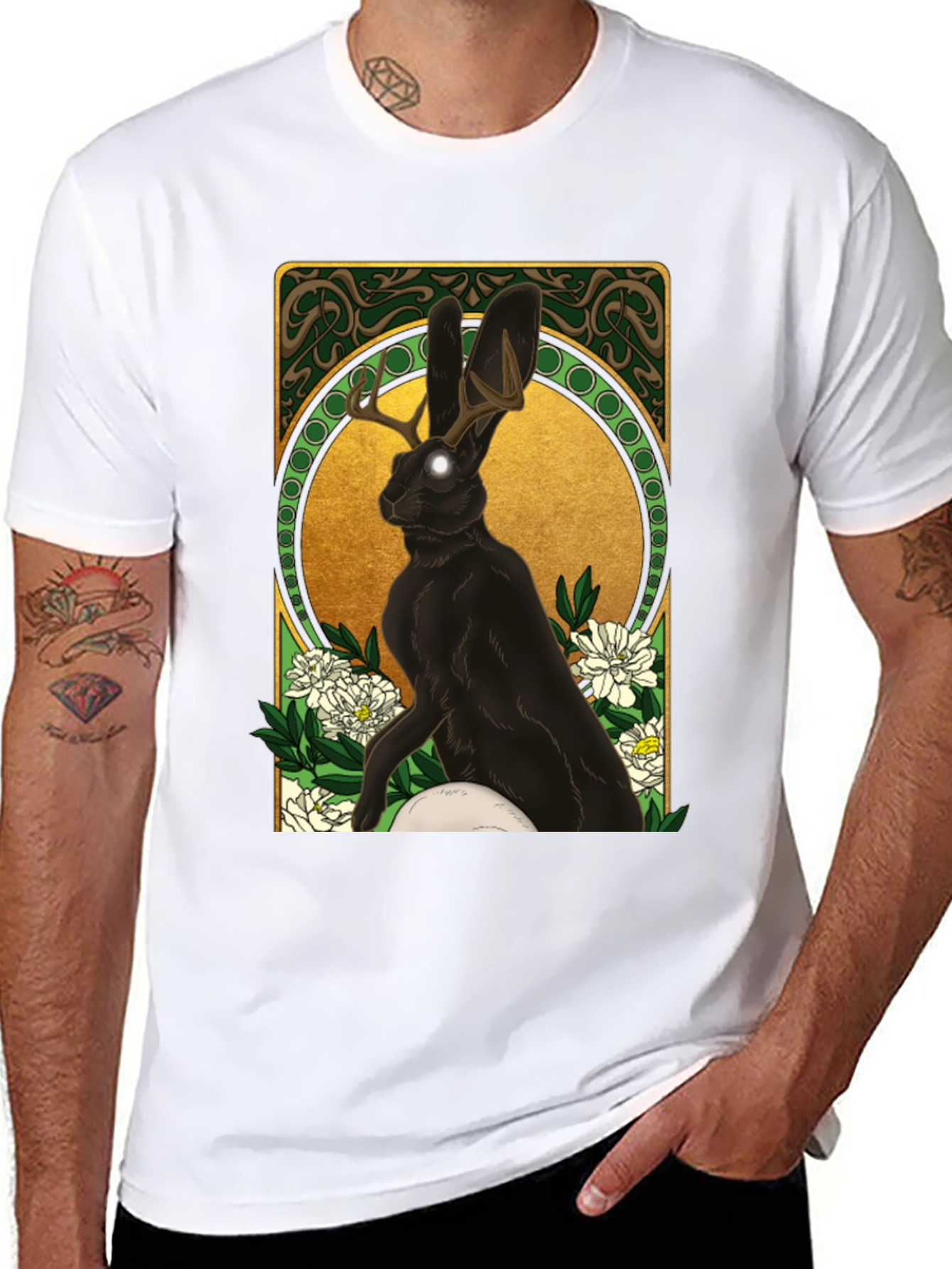 Mystic Jackalope Graphic T-Shirt