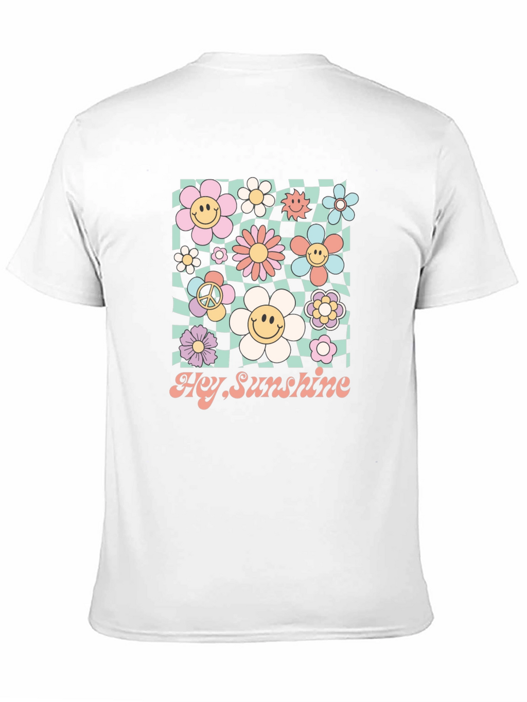 Hey Sunshine Retro Floral Graphic Tee