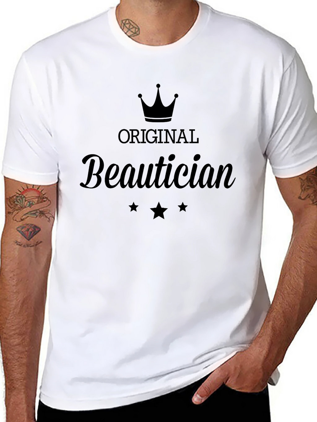 Original Beautician Black T-Shirt