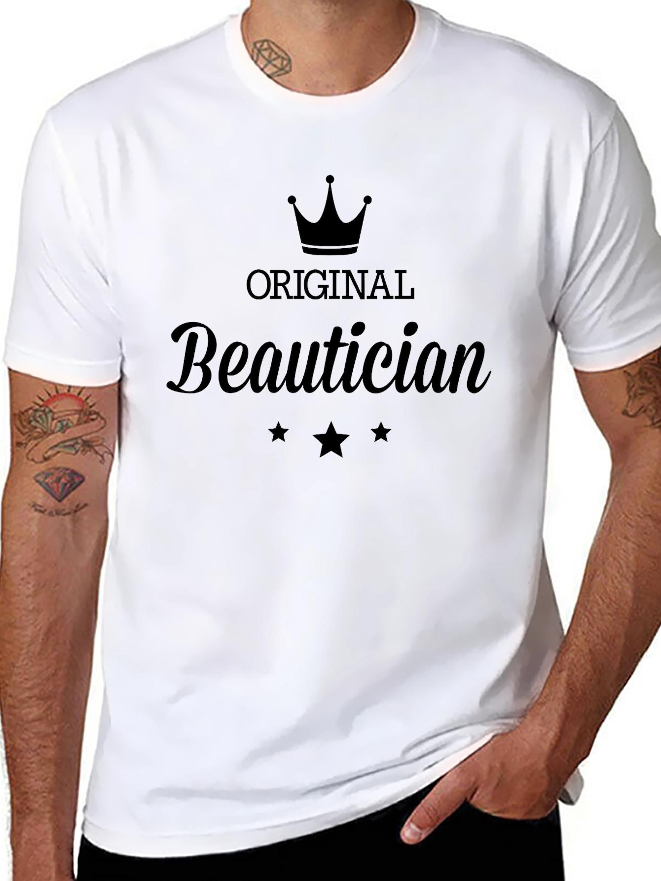Original Beautician Black T-Shirt