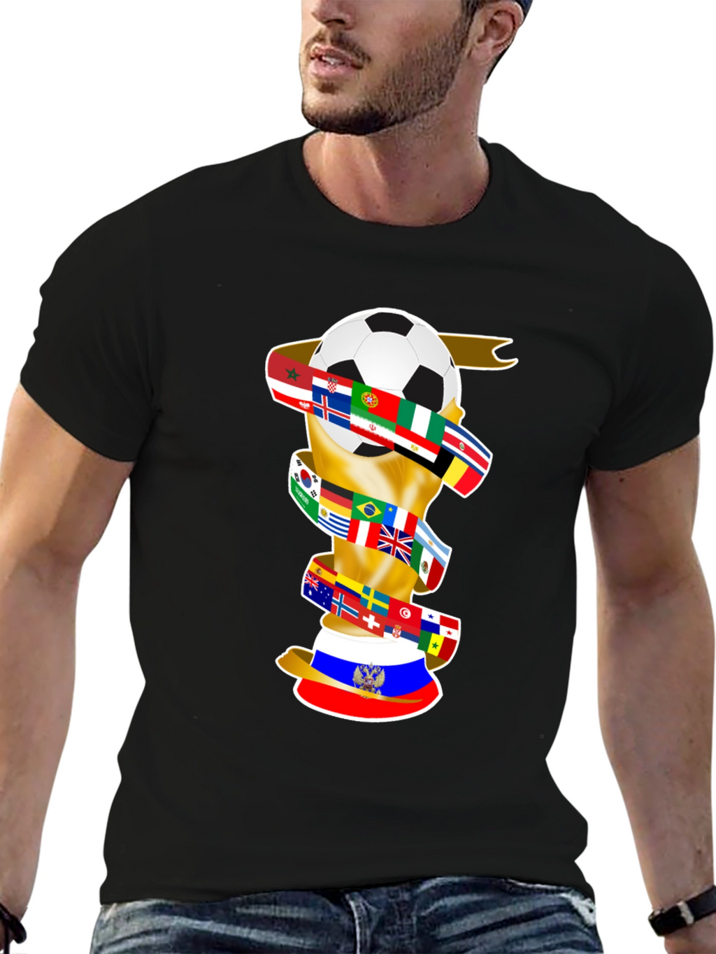 World Cup Flags Football T-Shirt