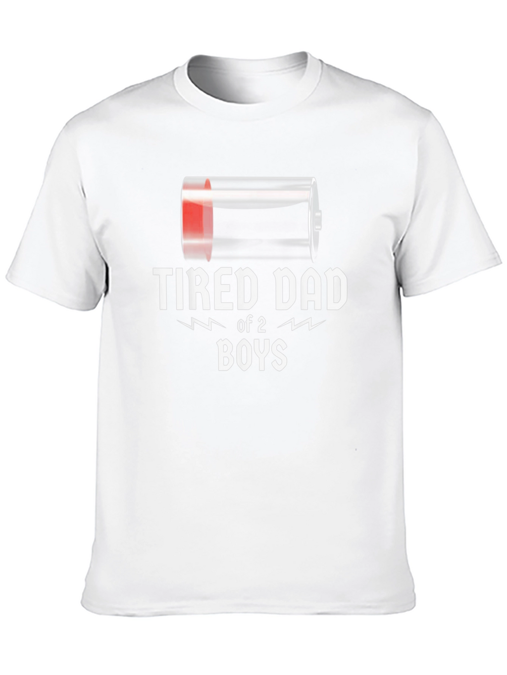 Tired Dad of 2 Boys Graphic T-Shirt