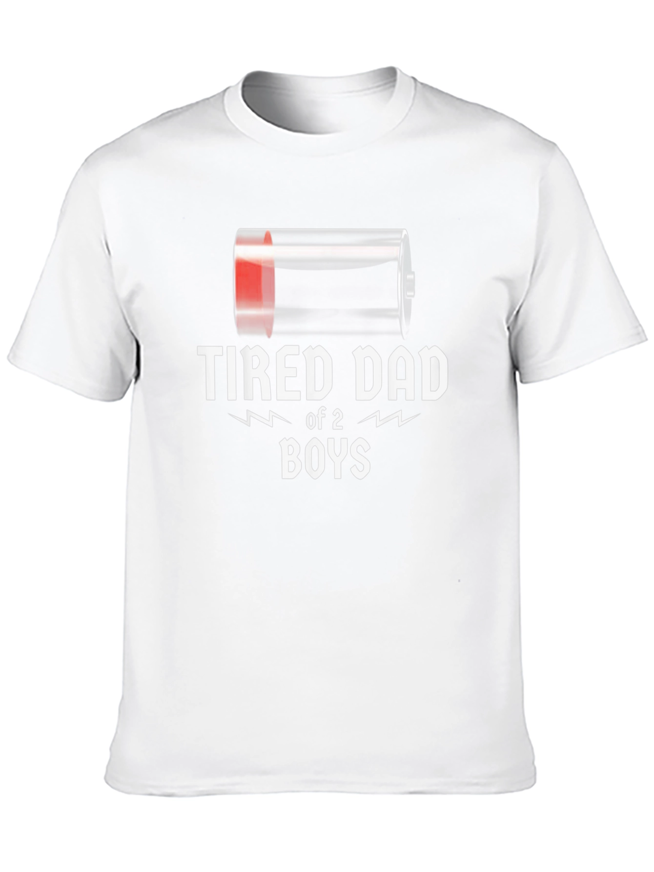 Tired Dad of 2 Boys Graphic T-Shirt