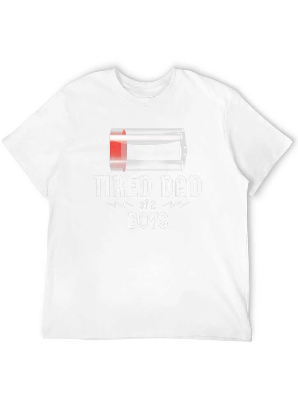 Tired Dad of 2 Boys Graphic T-Shirt