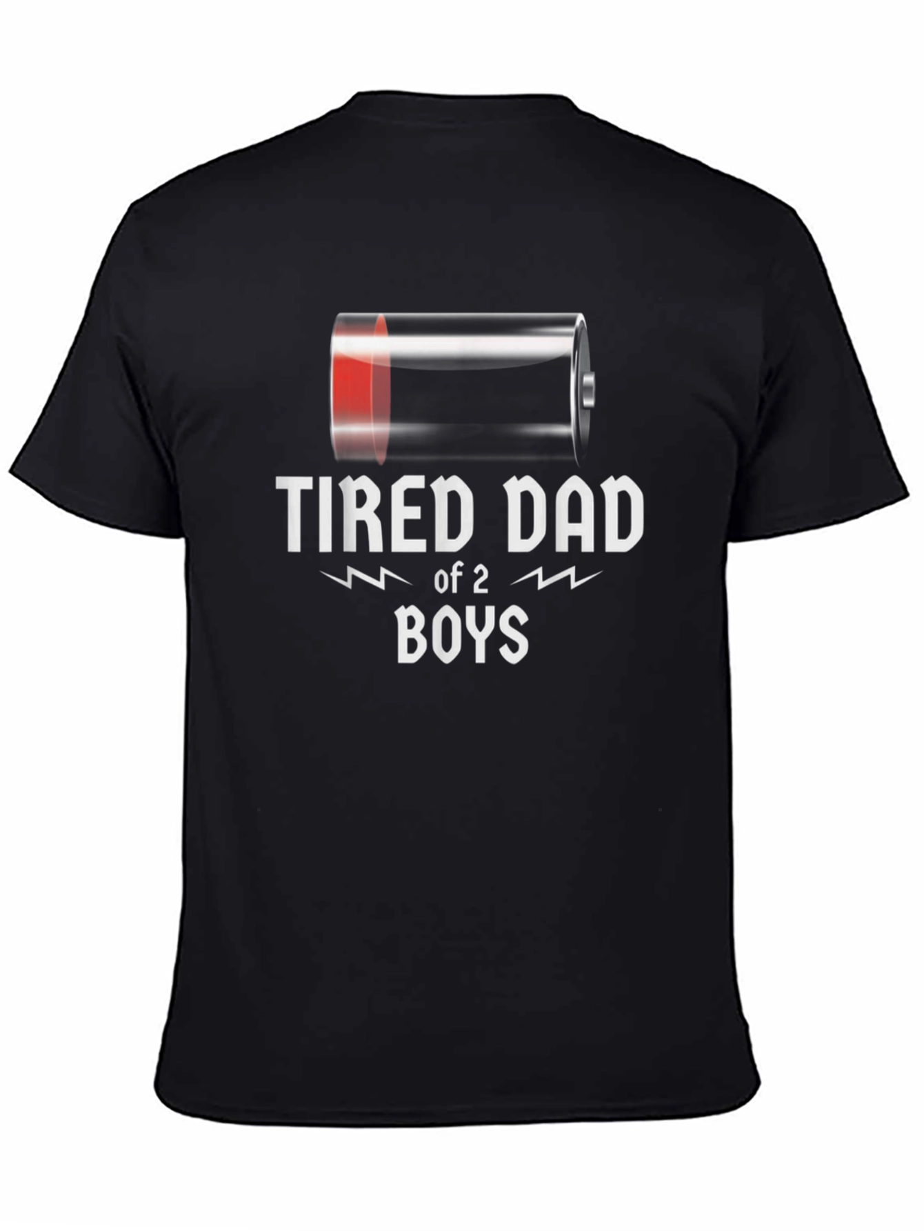 Tired Dad of 2 Boys Graphic T-Shirt