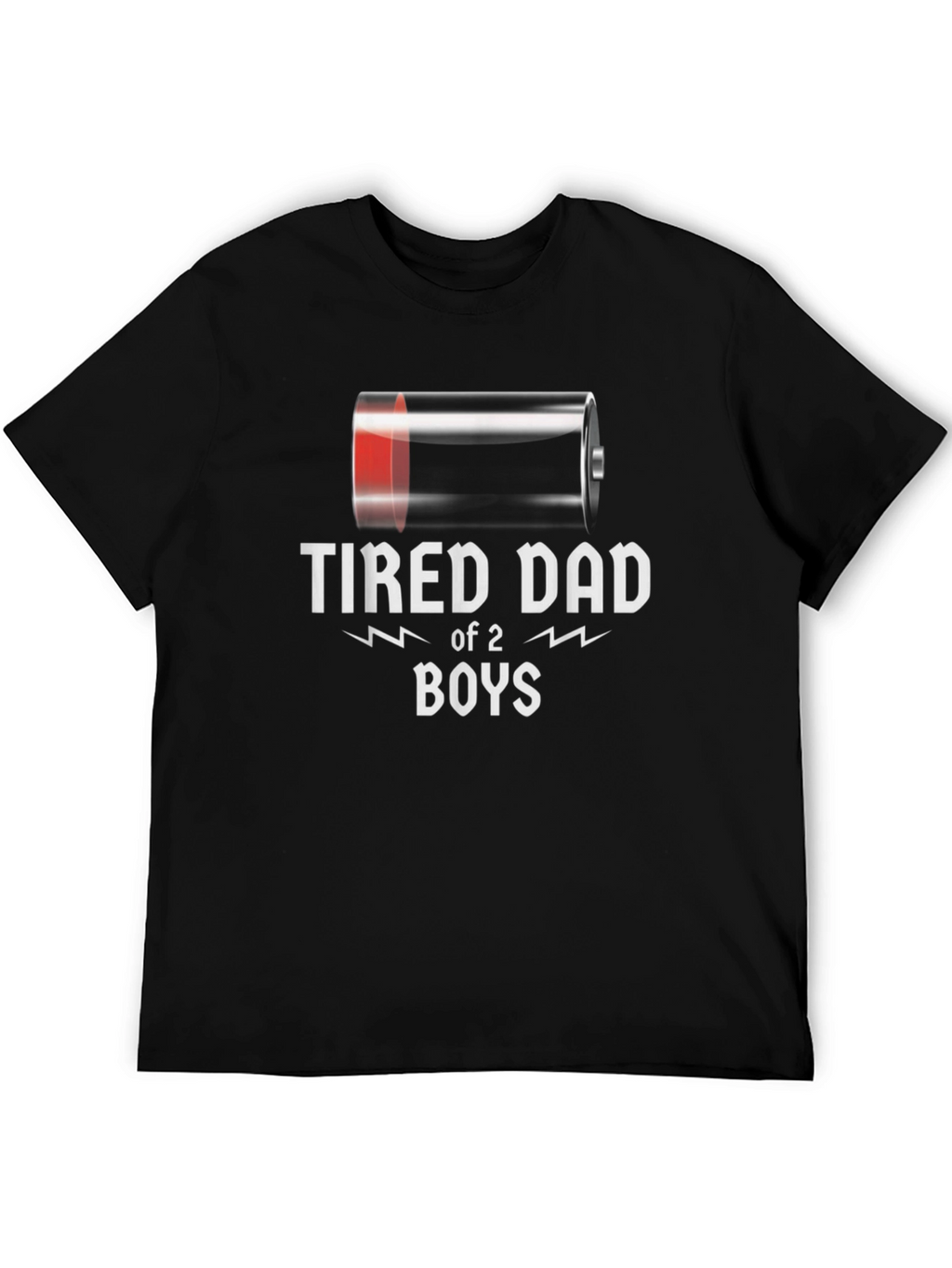 Tired Dad of 2 Boys Graphic T-Shirt