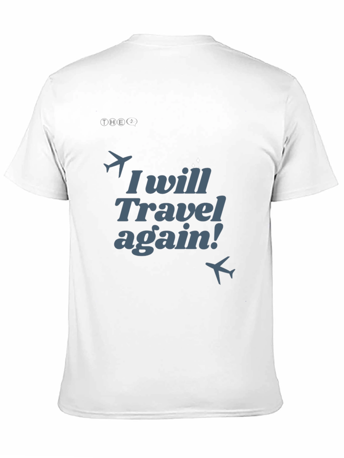 Travel Again Graphic T-Shirt - Mens Black Tee