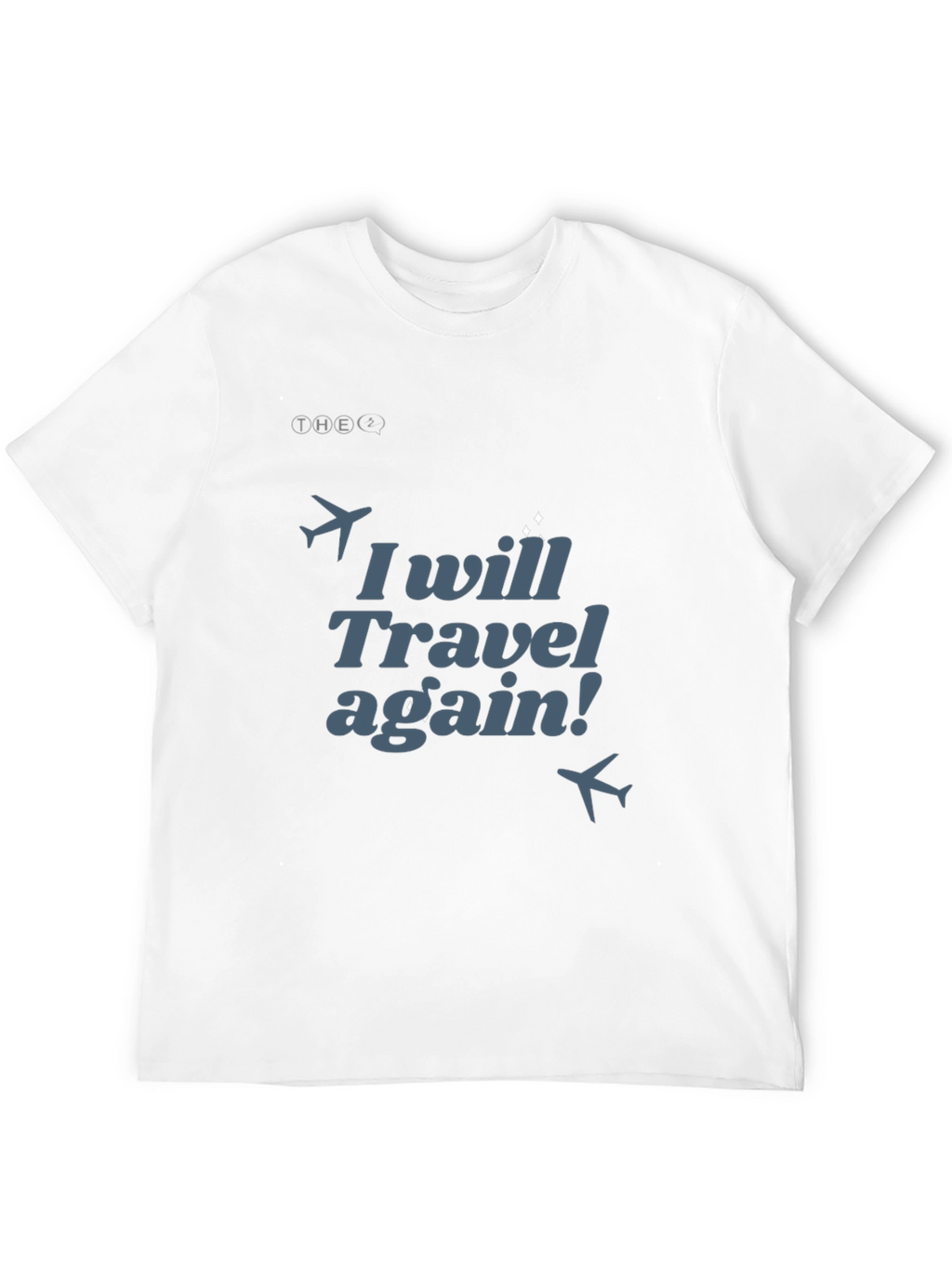 Travel Again Graphic T-Shirt - Mens Black Tee