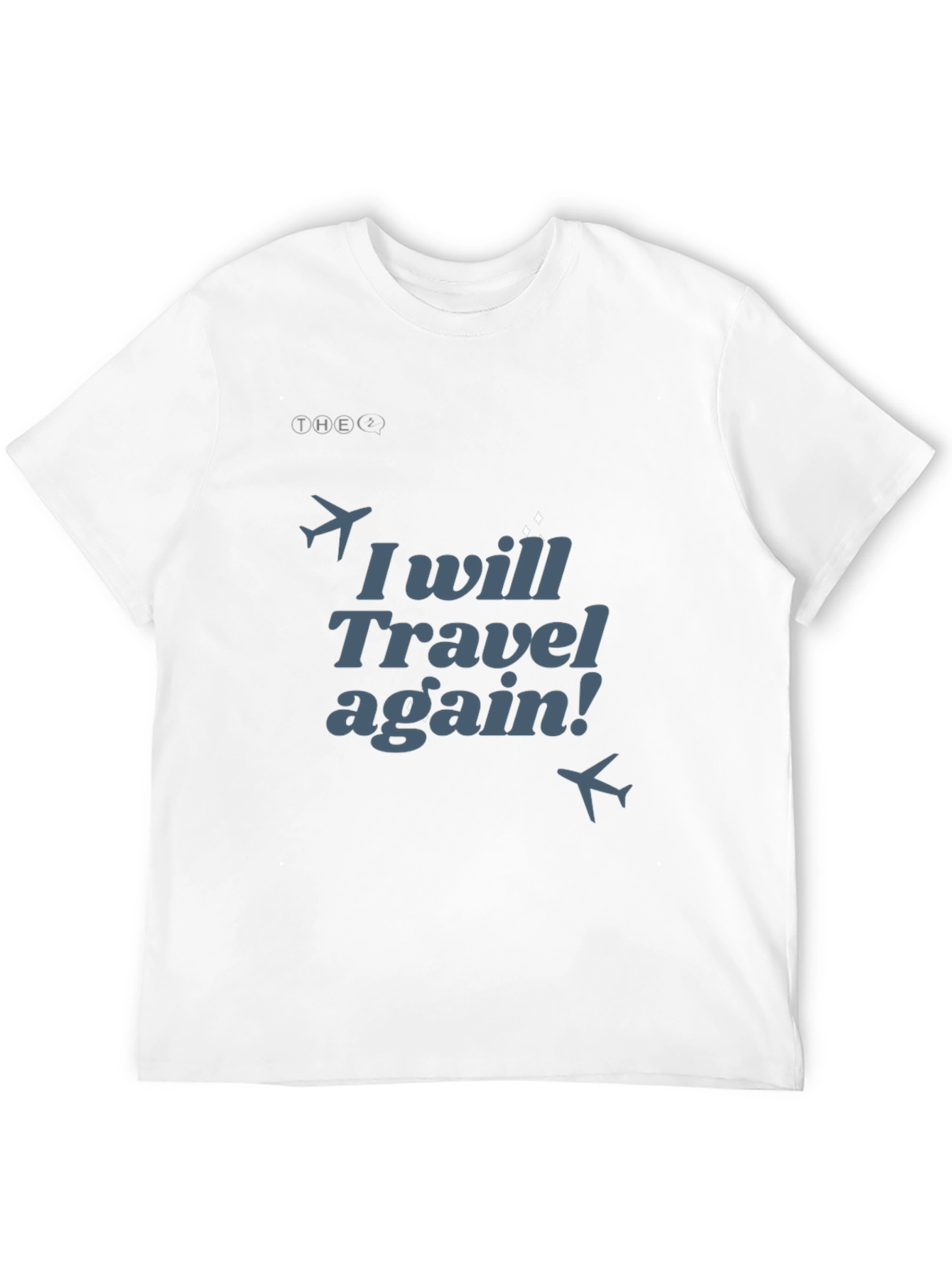 Travel Again Graphic T-Shirt - Mens Black Tee