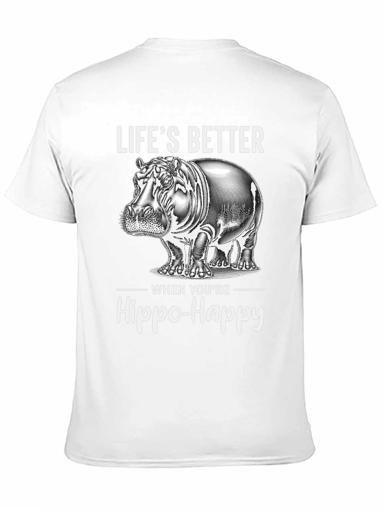 Hippo-Happy Graphic Tee