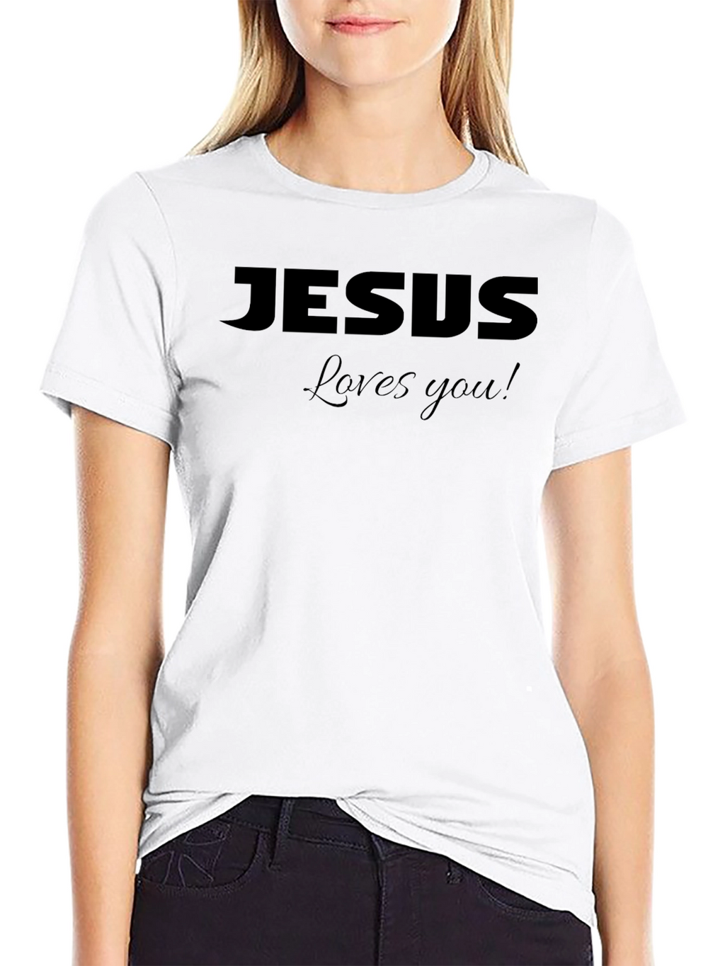 Jesus Loves You! Graphic Tee - Christian T-Shirt