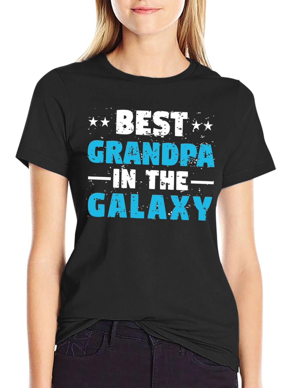 Best Grandpa in the Galaxy Graphic T-Shirt