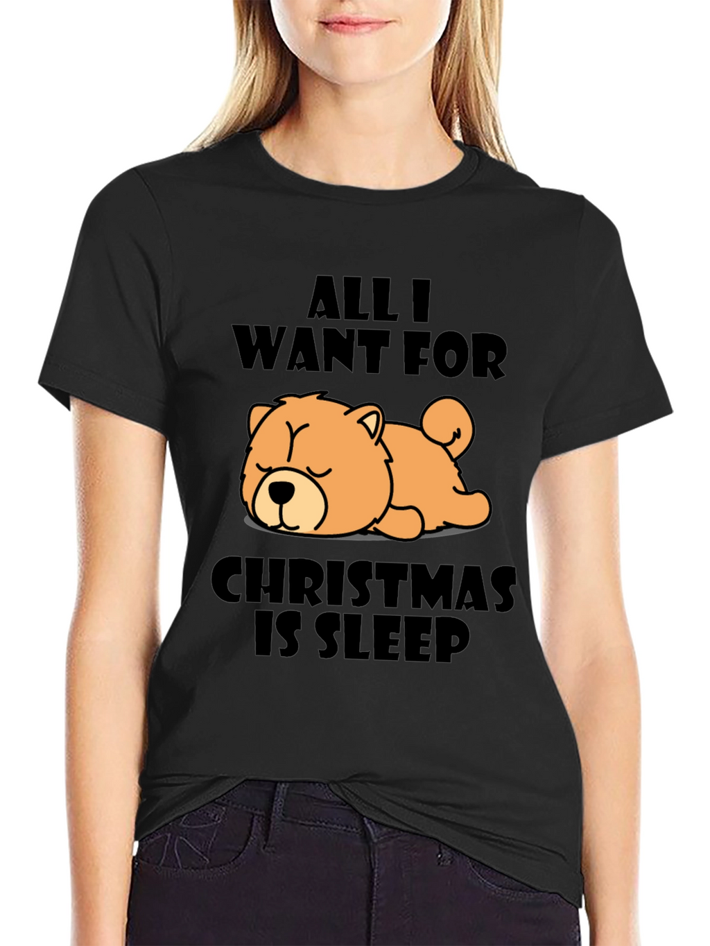 All I Want For Christmas Sleep T-Shirt