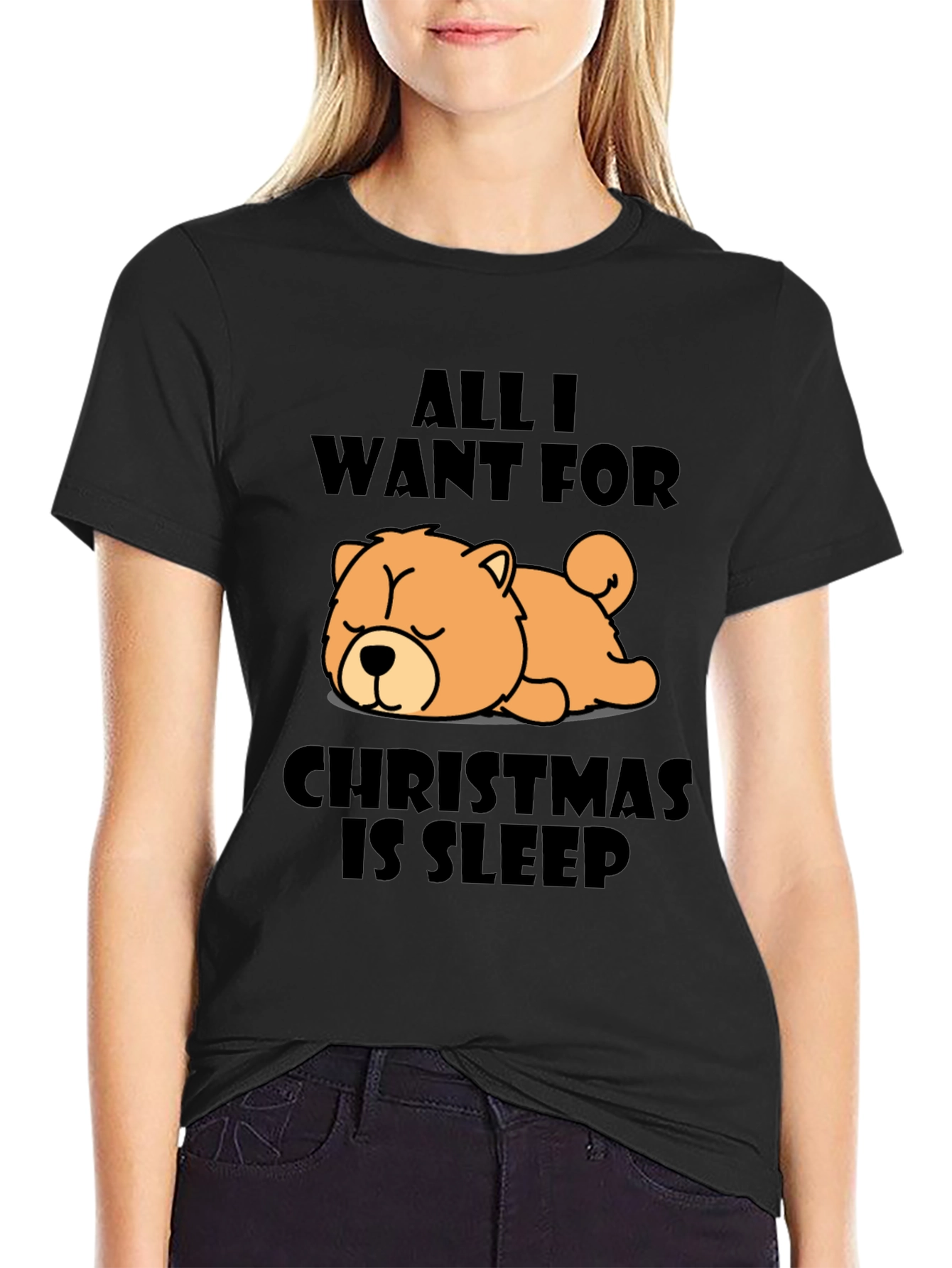 All I Want For Christmas Sleep T-Shirt