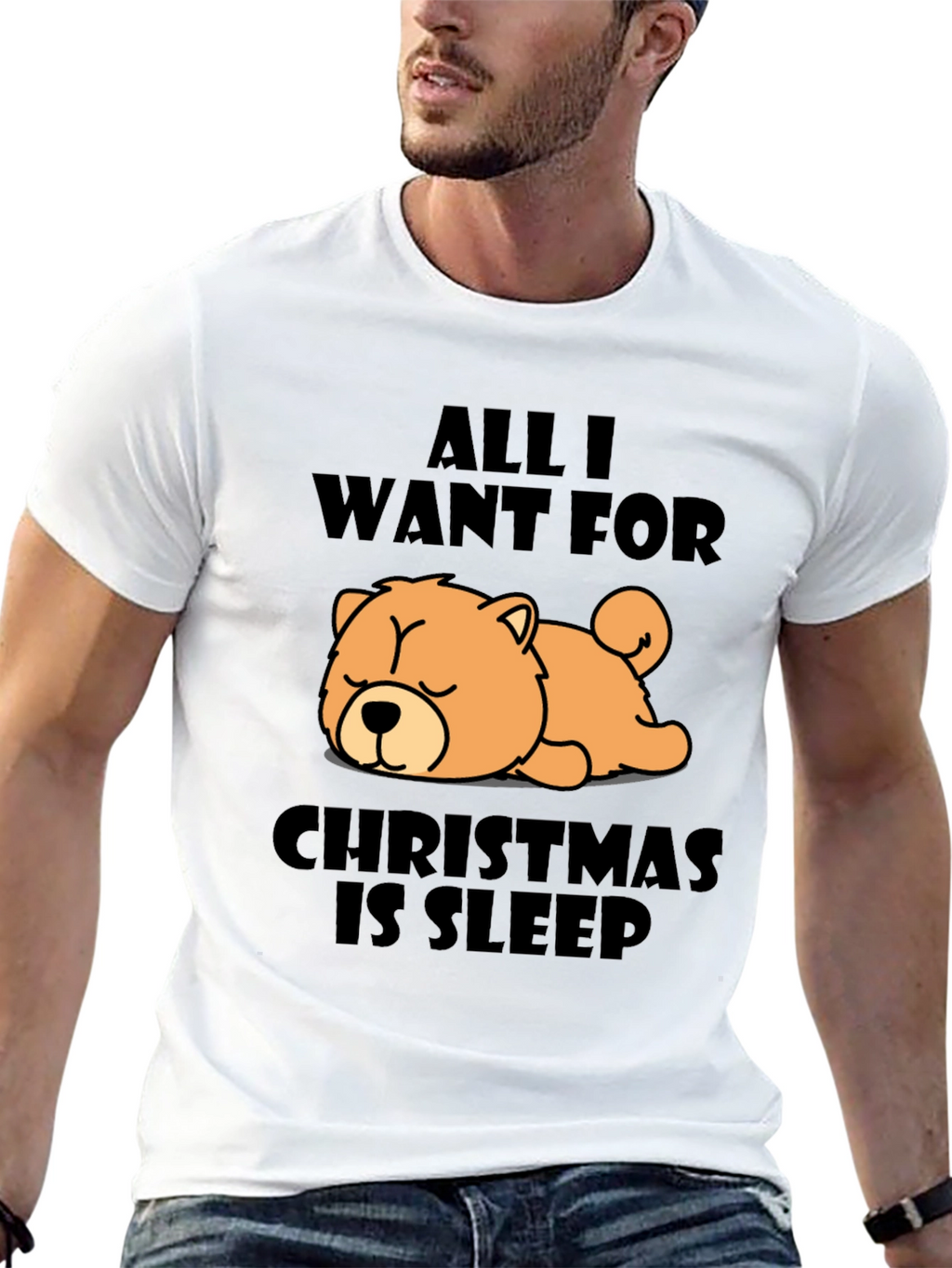 All I Want For Christmas Sleep T-Shirt