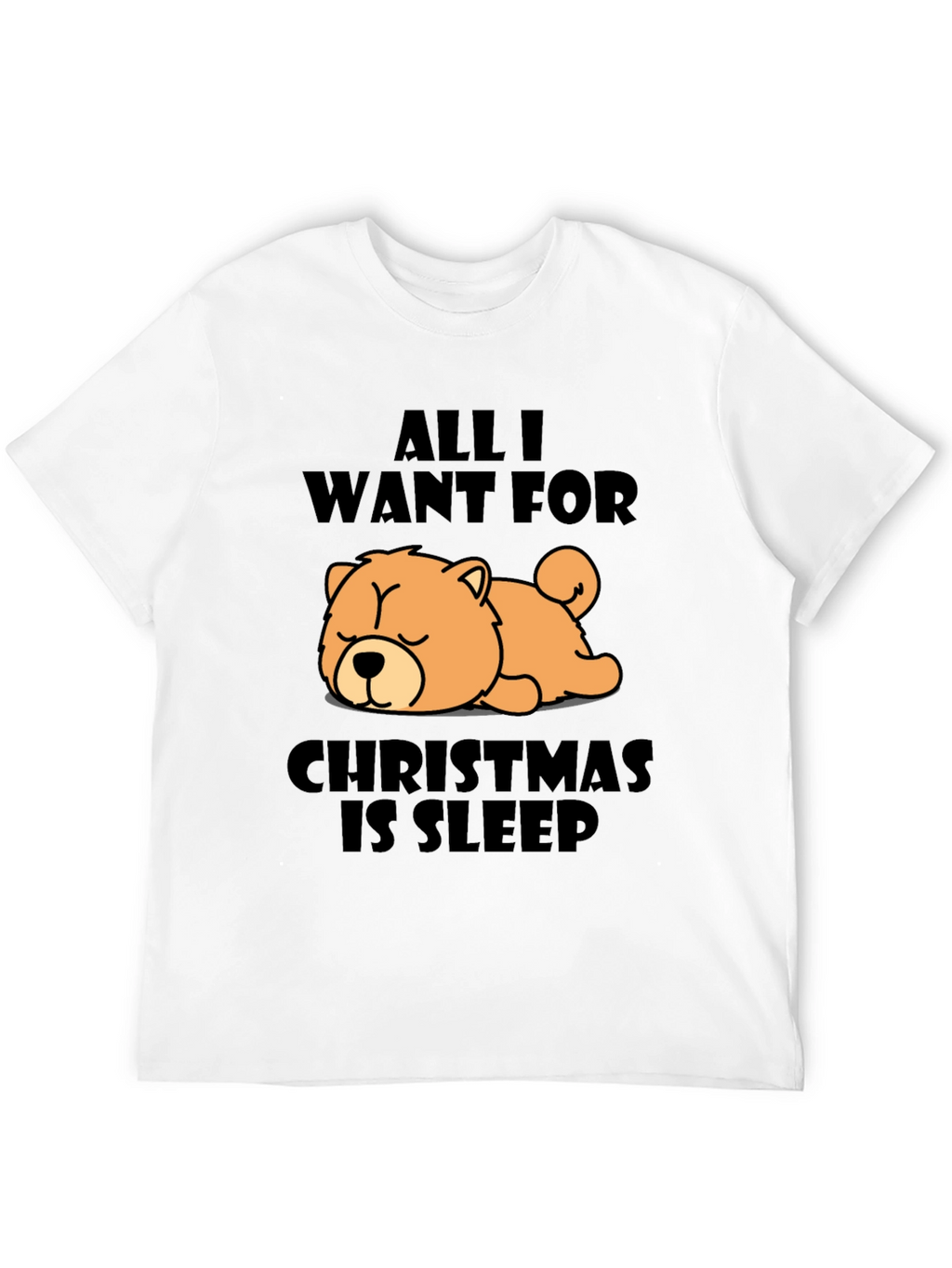 All I Want For Christmas Sleep T-Shirt