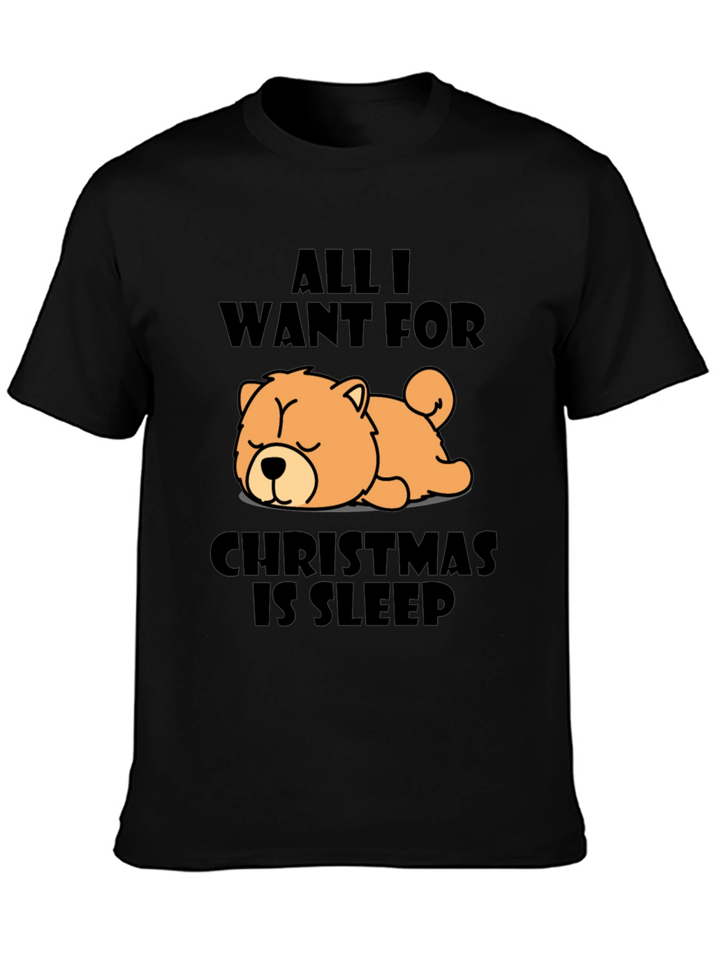 All I Want For Christmas Sleep T-Shirt