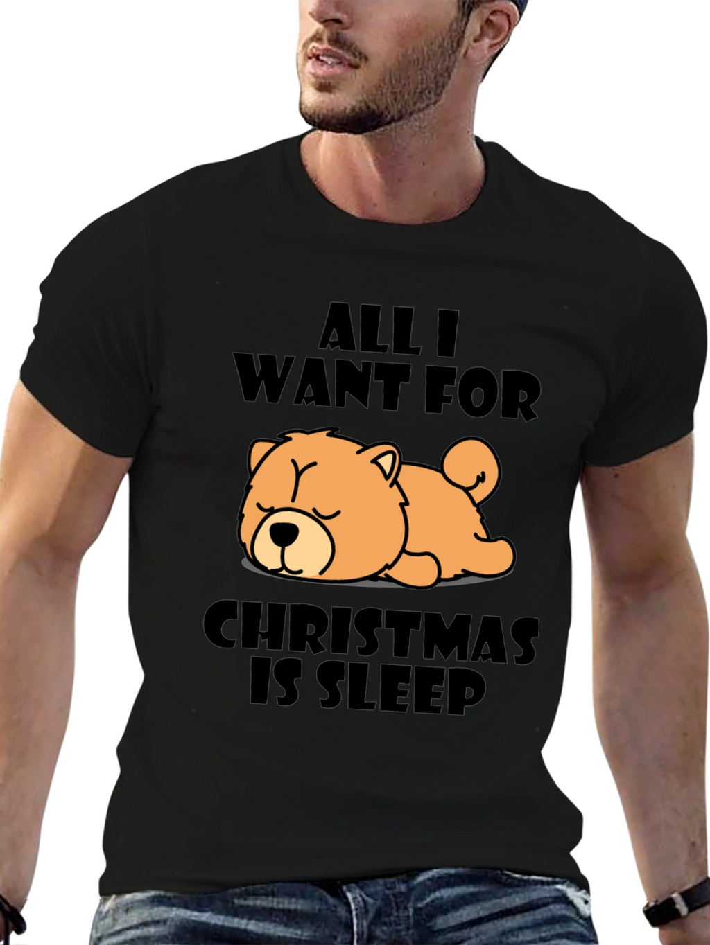 All I Want For Christmas Sleep T-Shirt