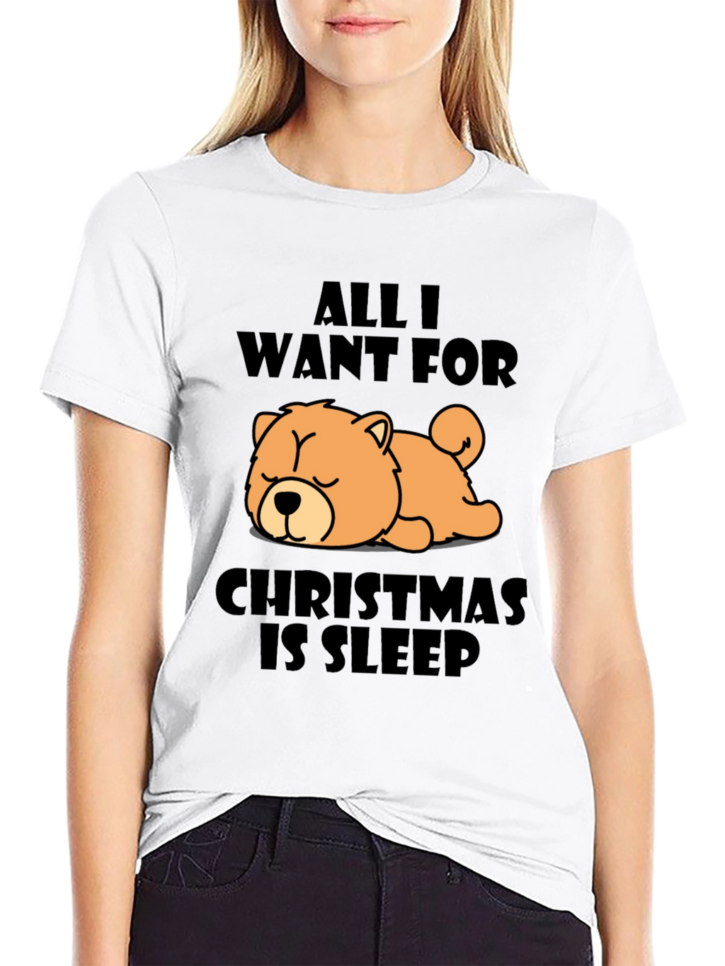 All I Want For Christmas Sleep T-Shirt