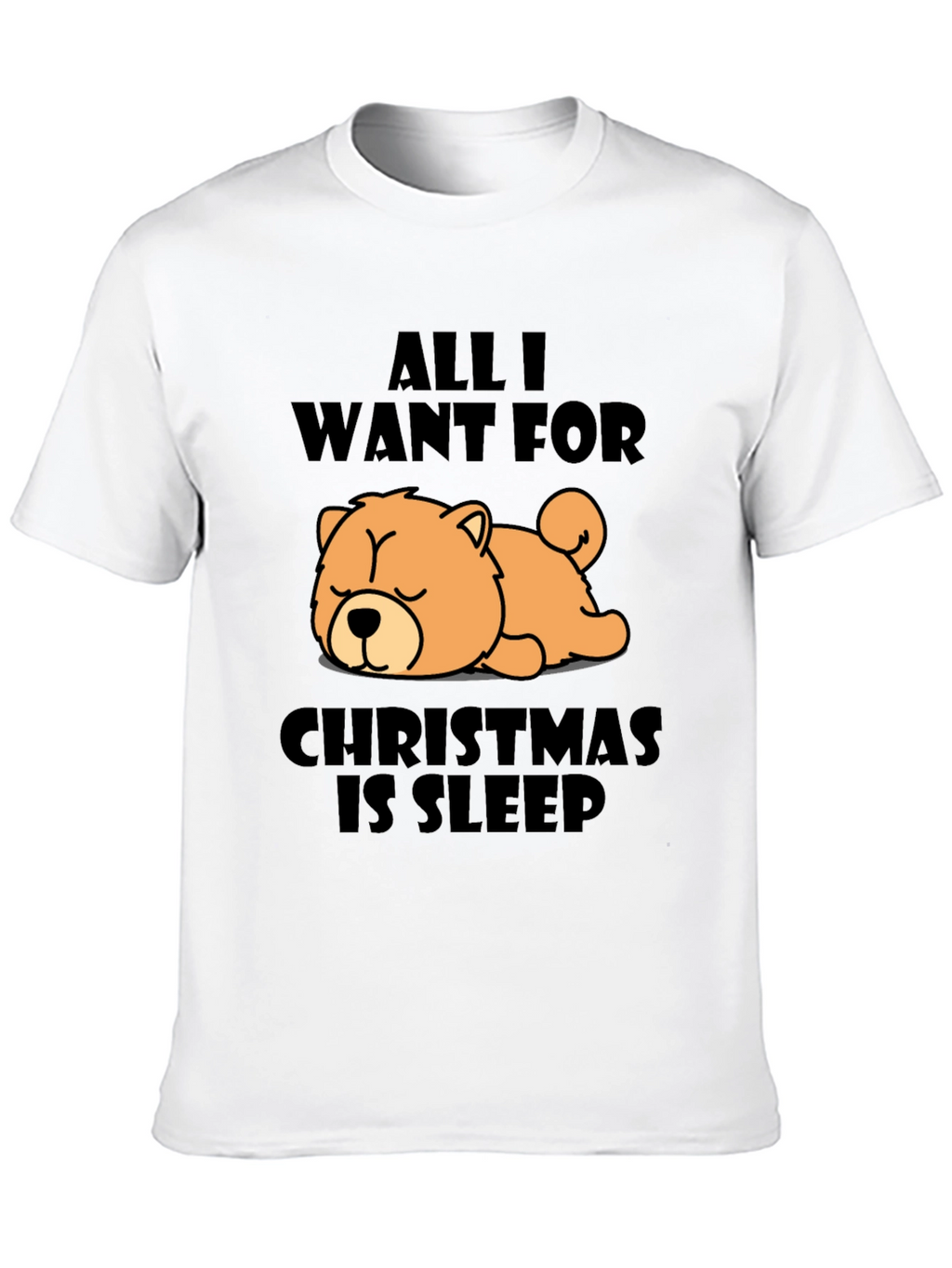 All I Want For Christmas Sleep T-Shirt
