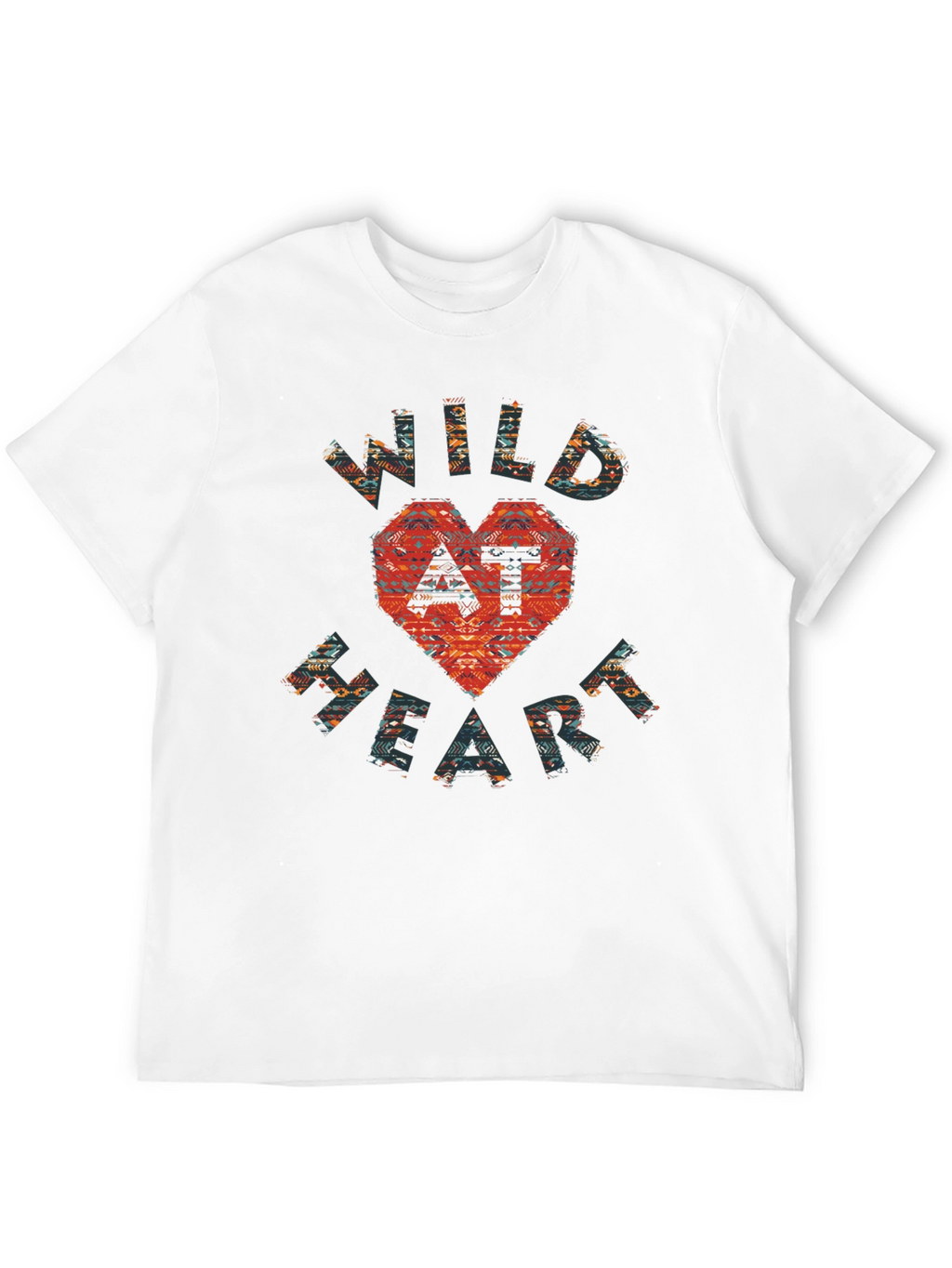 Wild At Heart Graphic Print Crew Neck T-Shirt