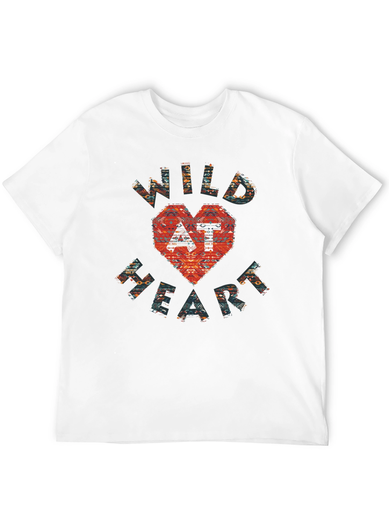 Wild At Heart Graphic Print Crew Neck T-Shirt