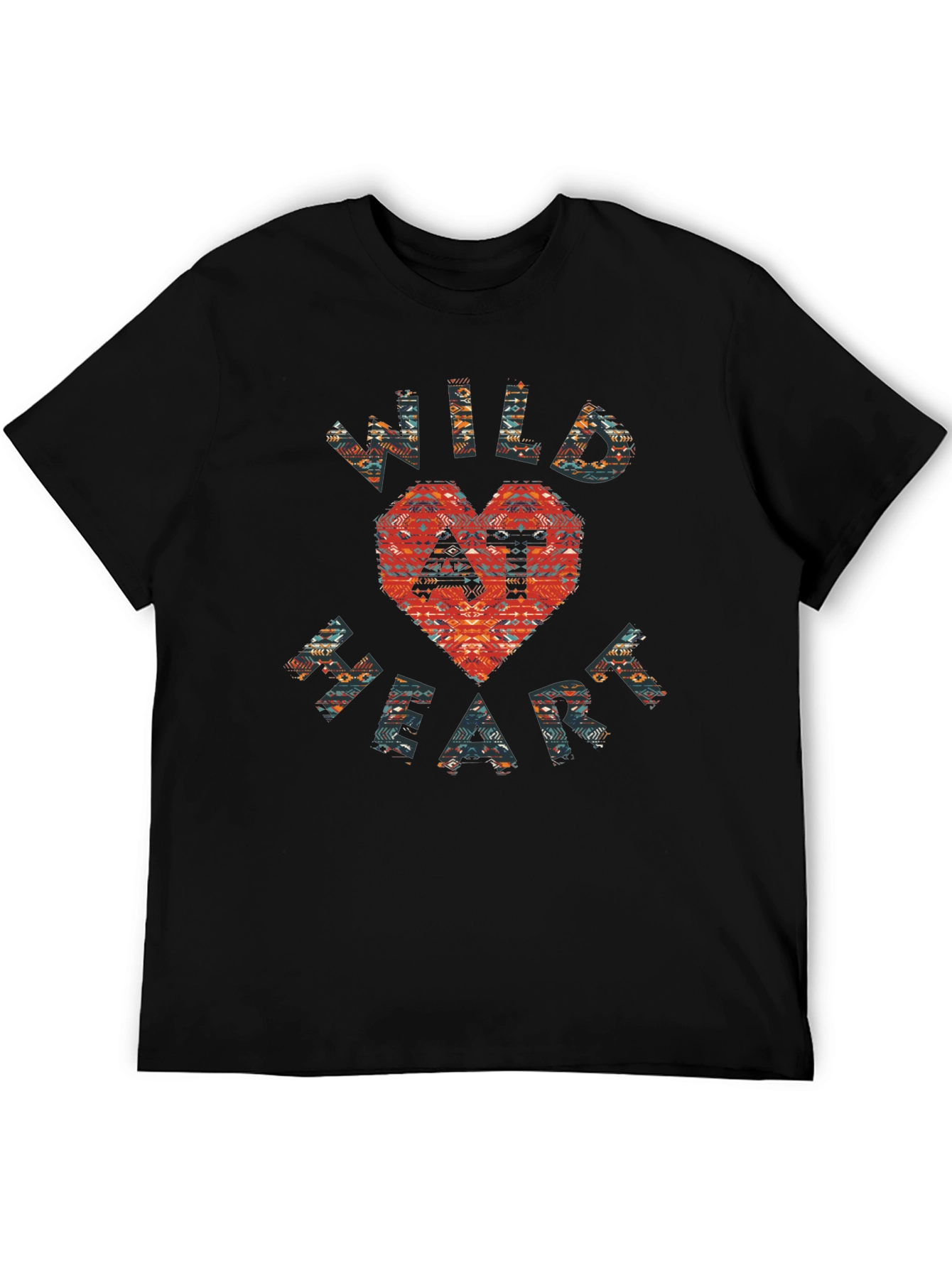 Wild At Heart Graphic Print Crew Neck T-Shirt