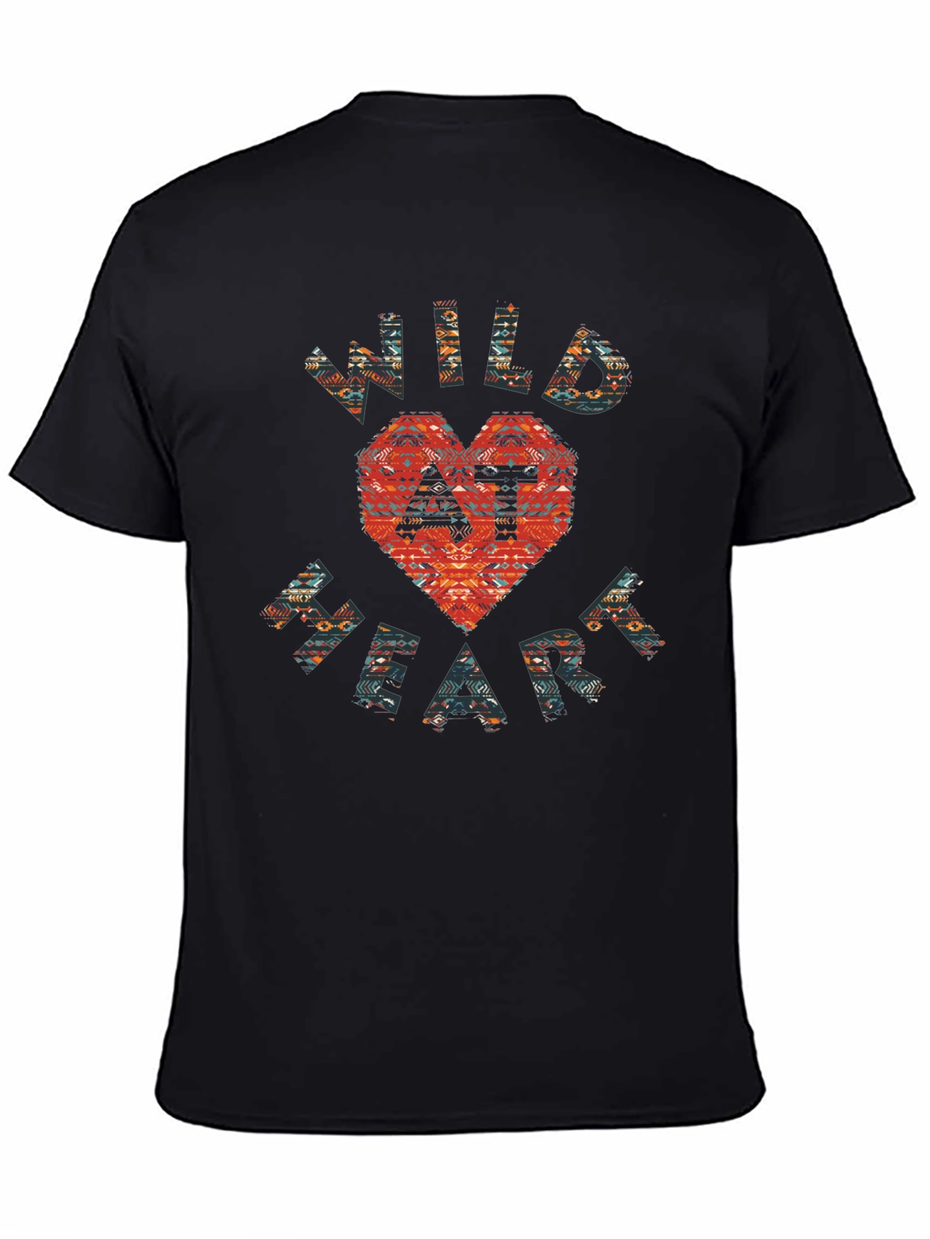 Wild At Heart Graphic Print Crew Neck T-Shirt