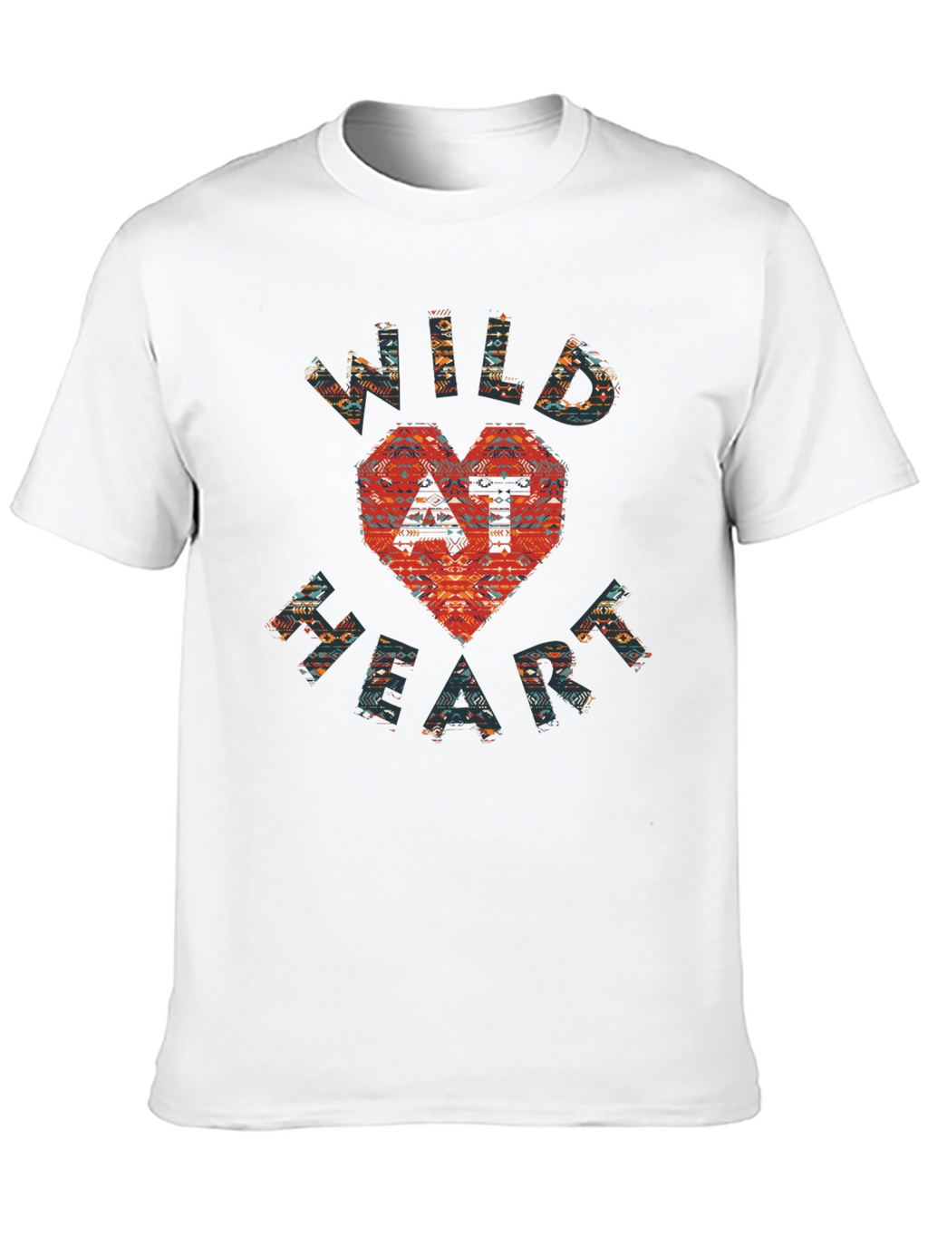 Wild At Heart Graphic Print Crew Neck T-Shirt