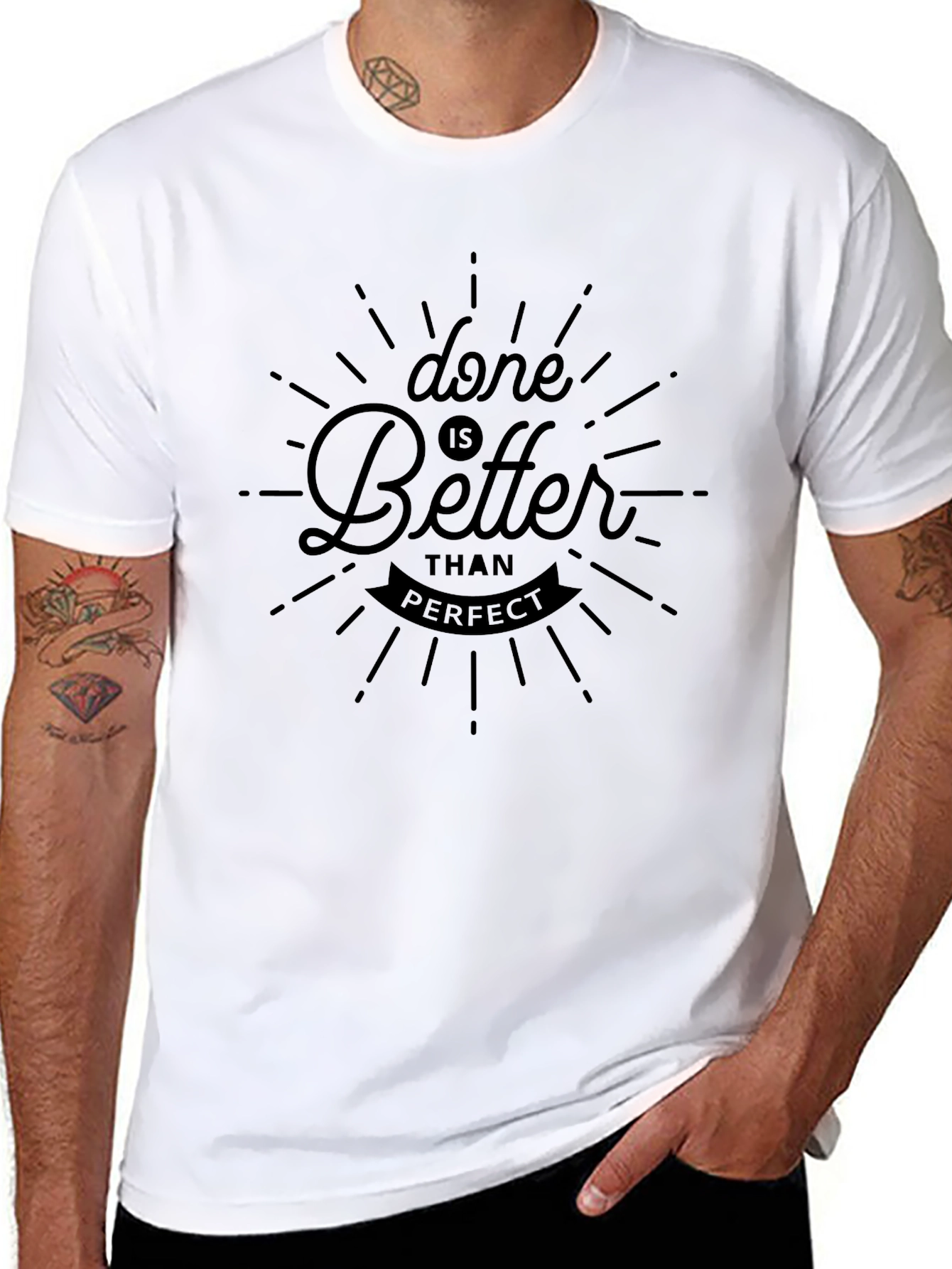 Done is Better Graphic Tee - Black