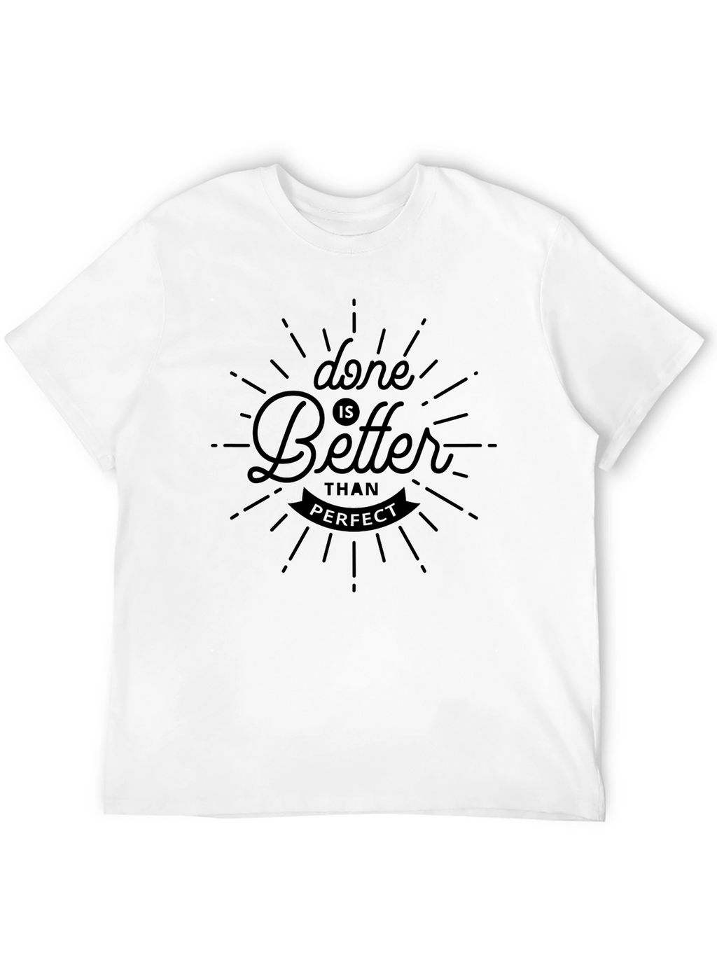 Done is Better Graphic Tee - Black