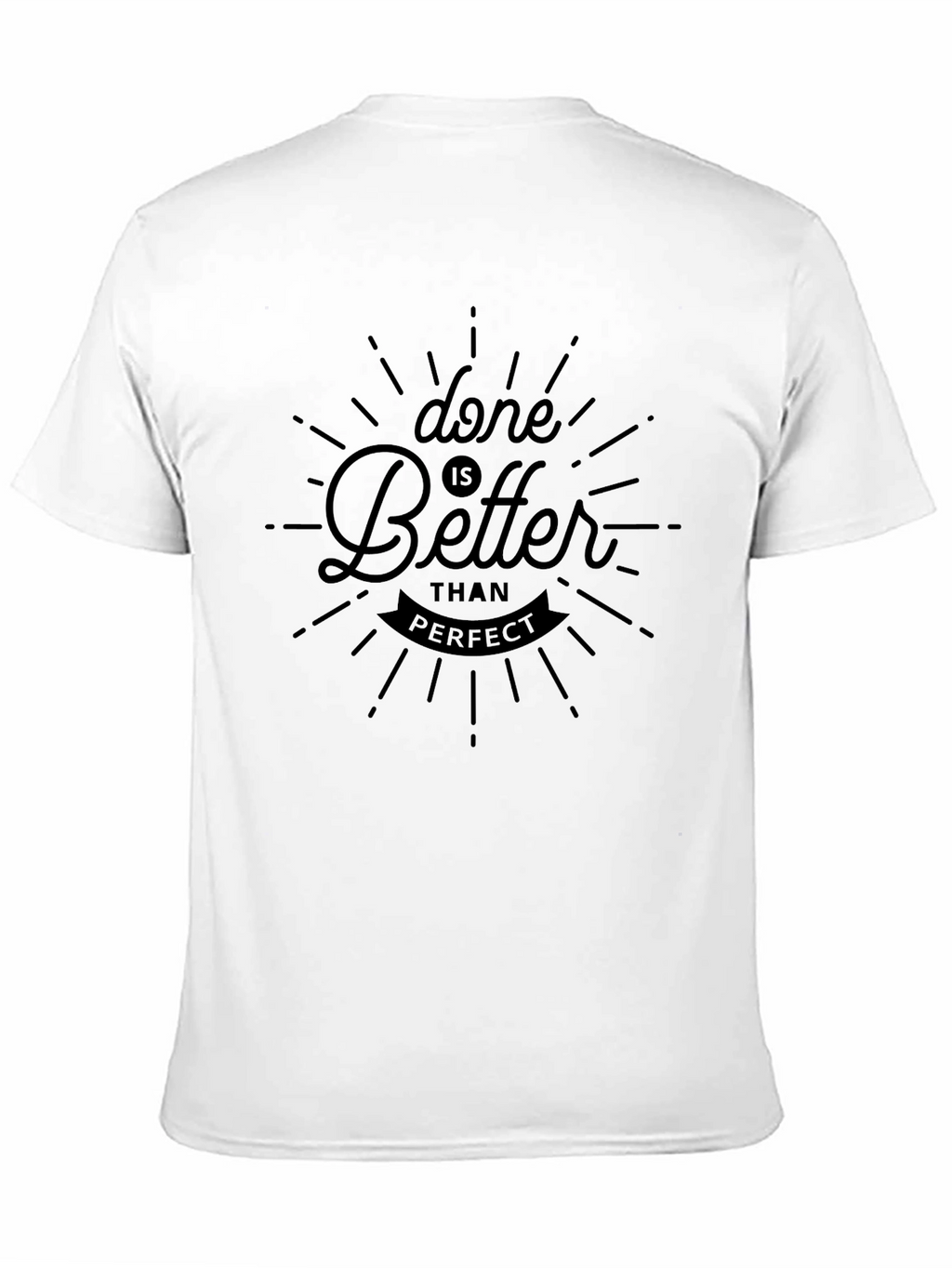 Done is Better Graphic Tee - Black