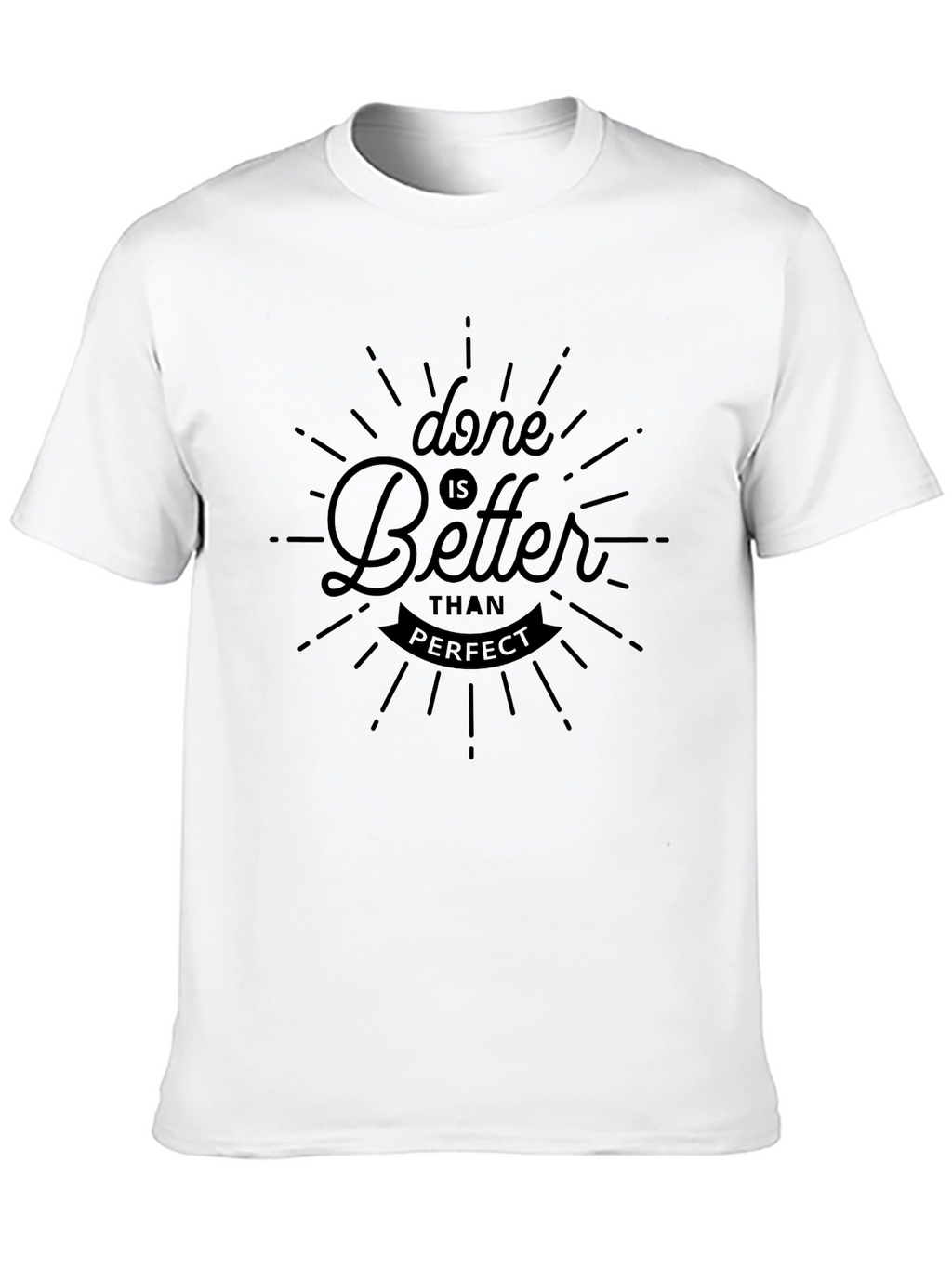 Done is Better Graphic Tee - Black