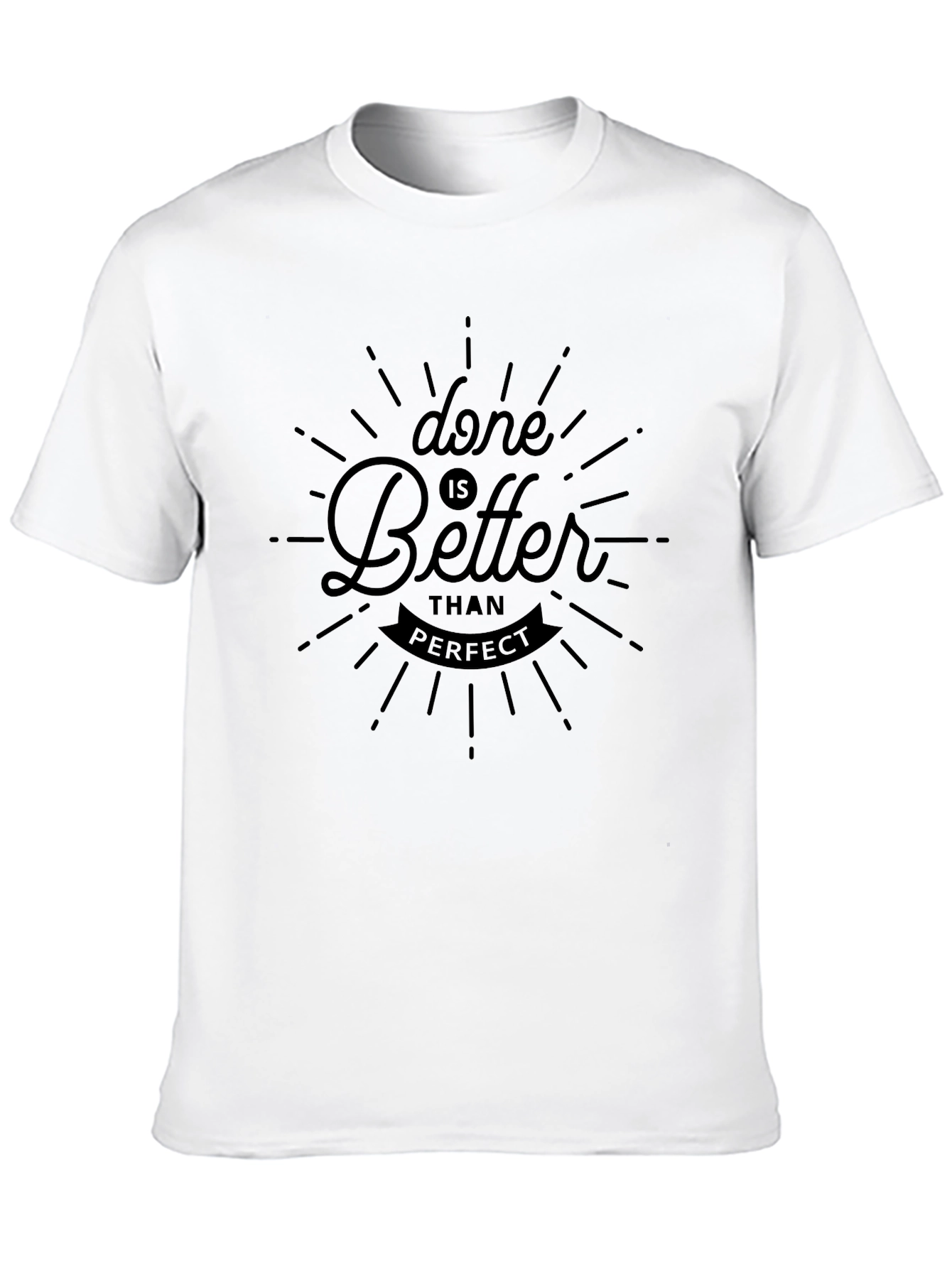 Done is Better Graphic Tee - Black