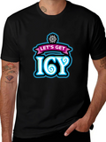 Lets Get Icy Graphic Tee - Winter Party Shirt