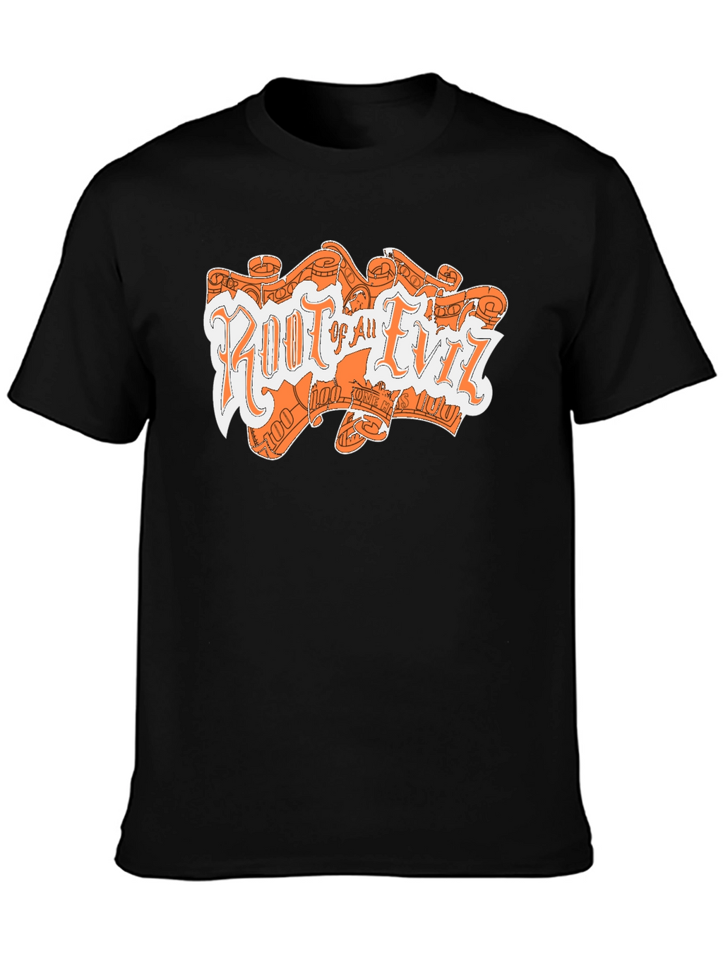 Root Of All Evil Graphic Print Tee