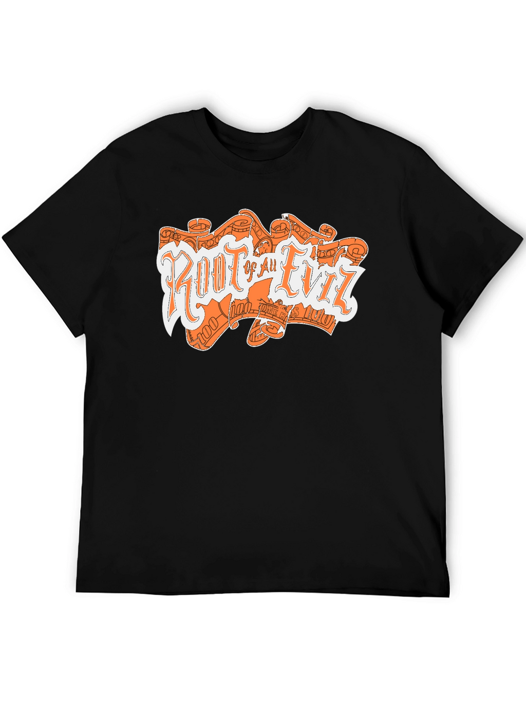 Root Of All Evil Graphic Print Tee